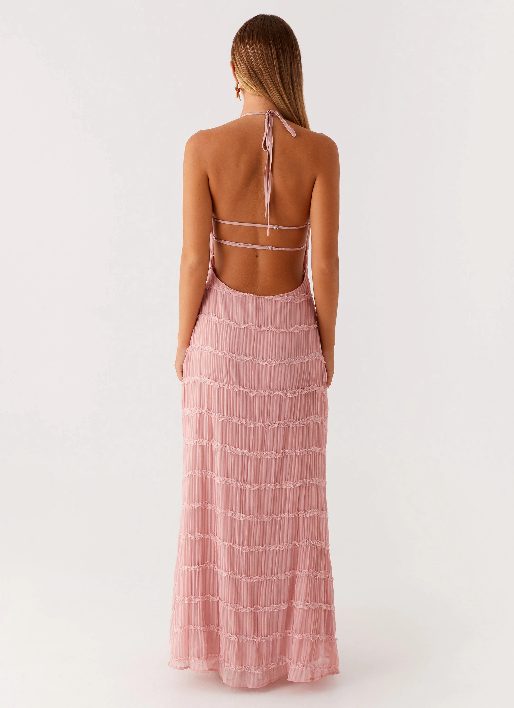 Aullie Maxi Dress - Pink travel mode