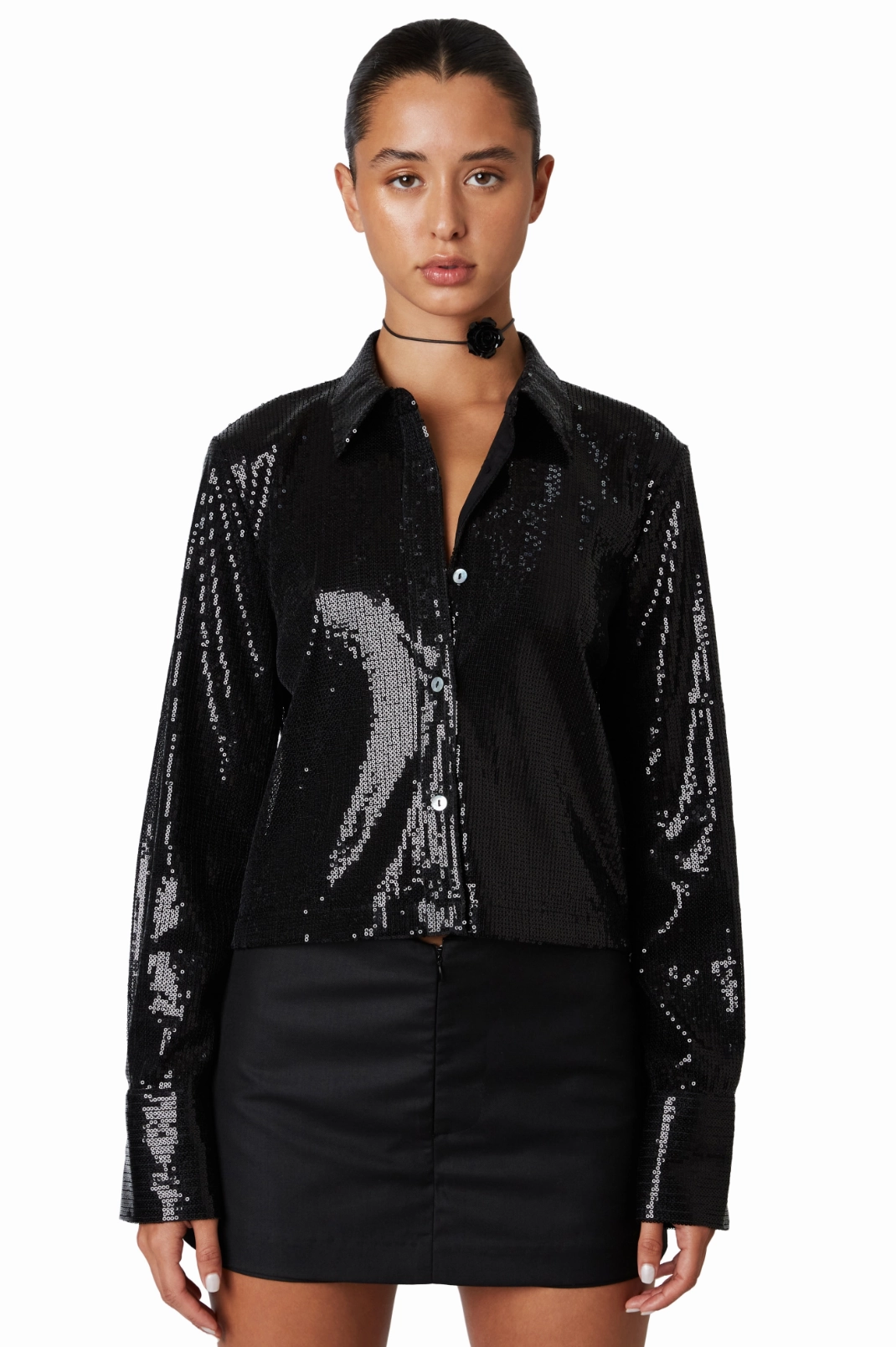Bardot Shirt AntiBacterial Coating Soft Touch Texture