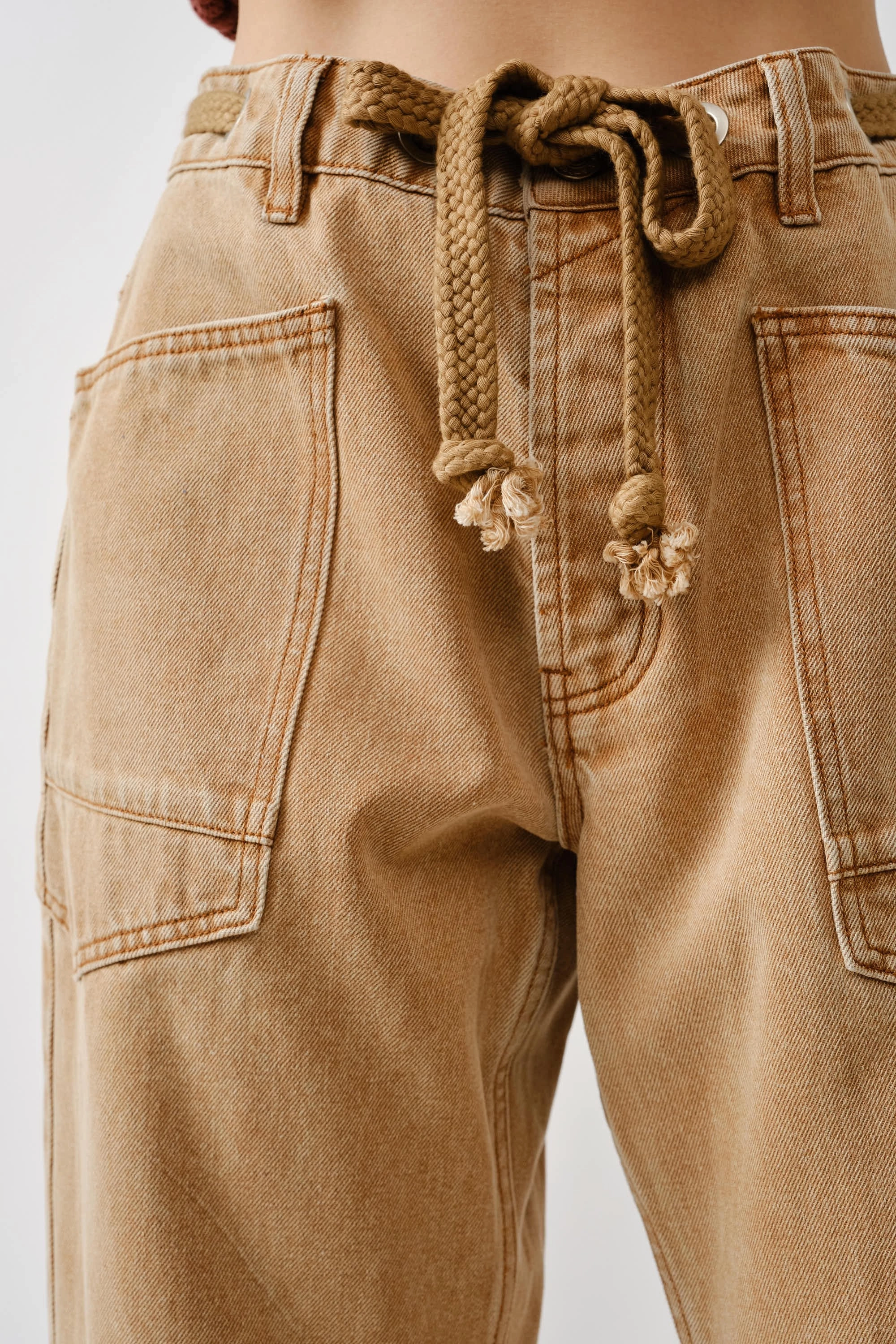 Barrel Denim Pants - Rust LowImpact Manufacturing