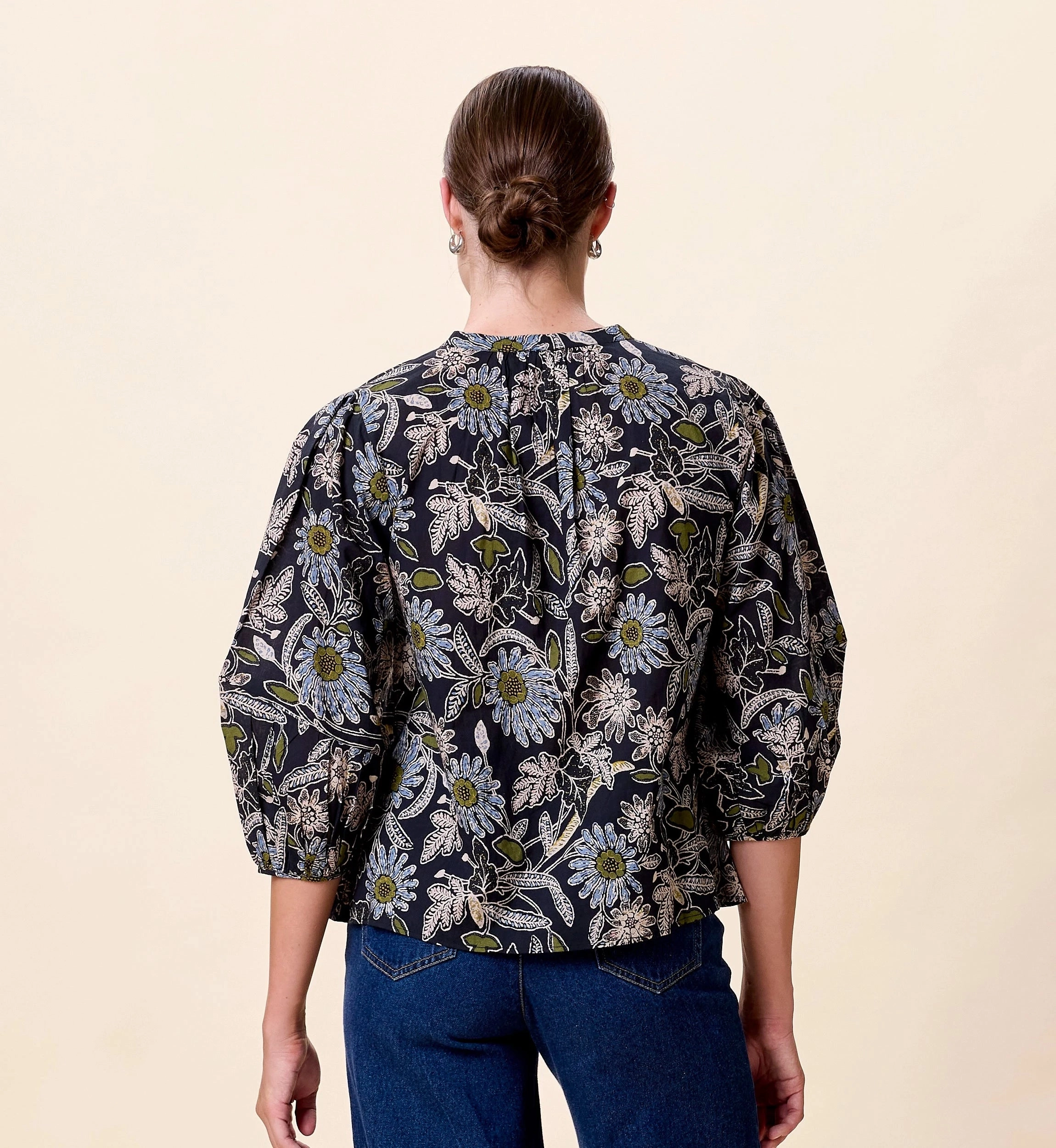 Belle Blouse | Dark Magnolia AbrasionResistant Finish