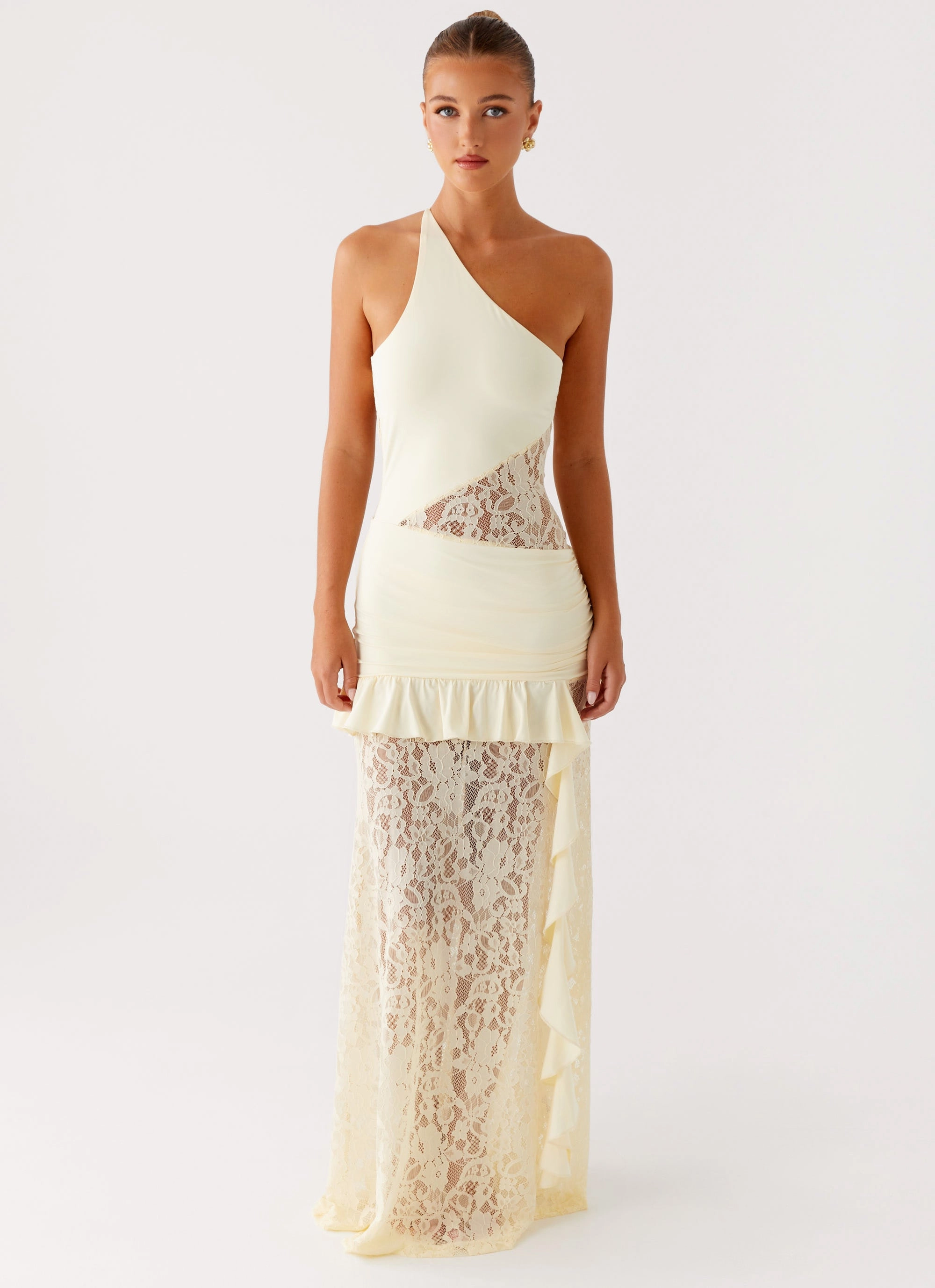 Chic Layer Elegant Line Benita Maxi Dress - Yellow