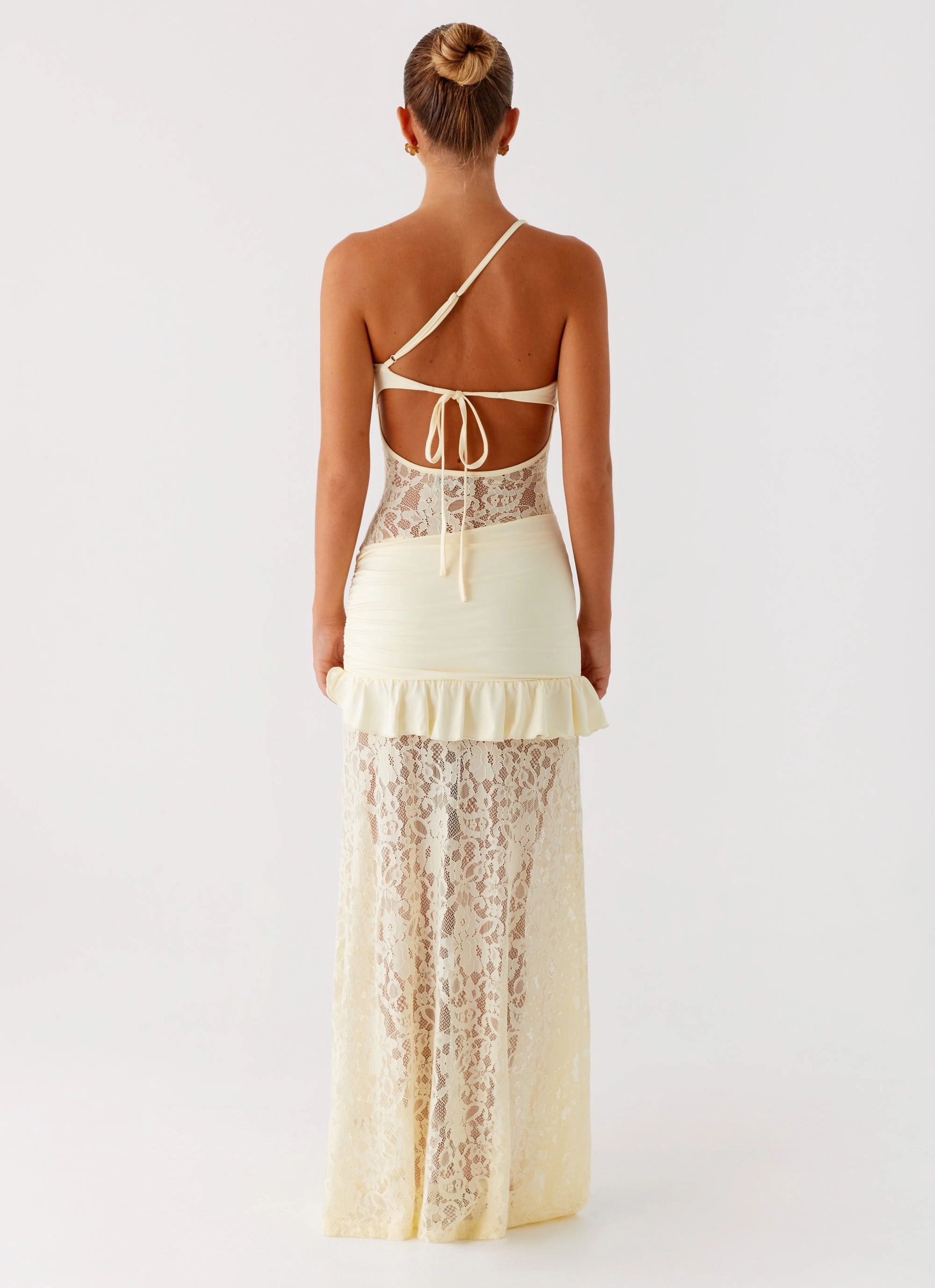 Dance-Party Light Flow Benita Maxi Dress - Yellow