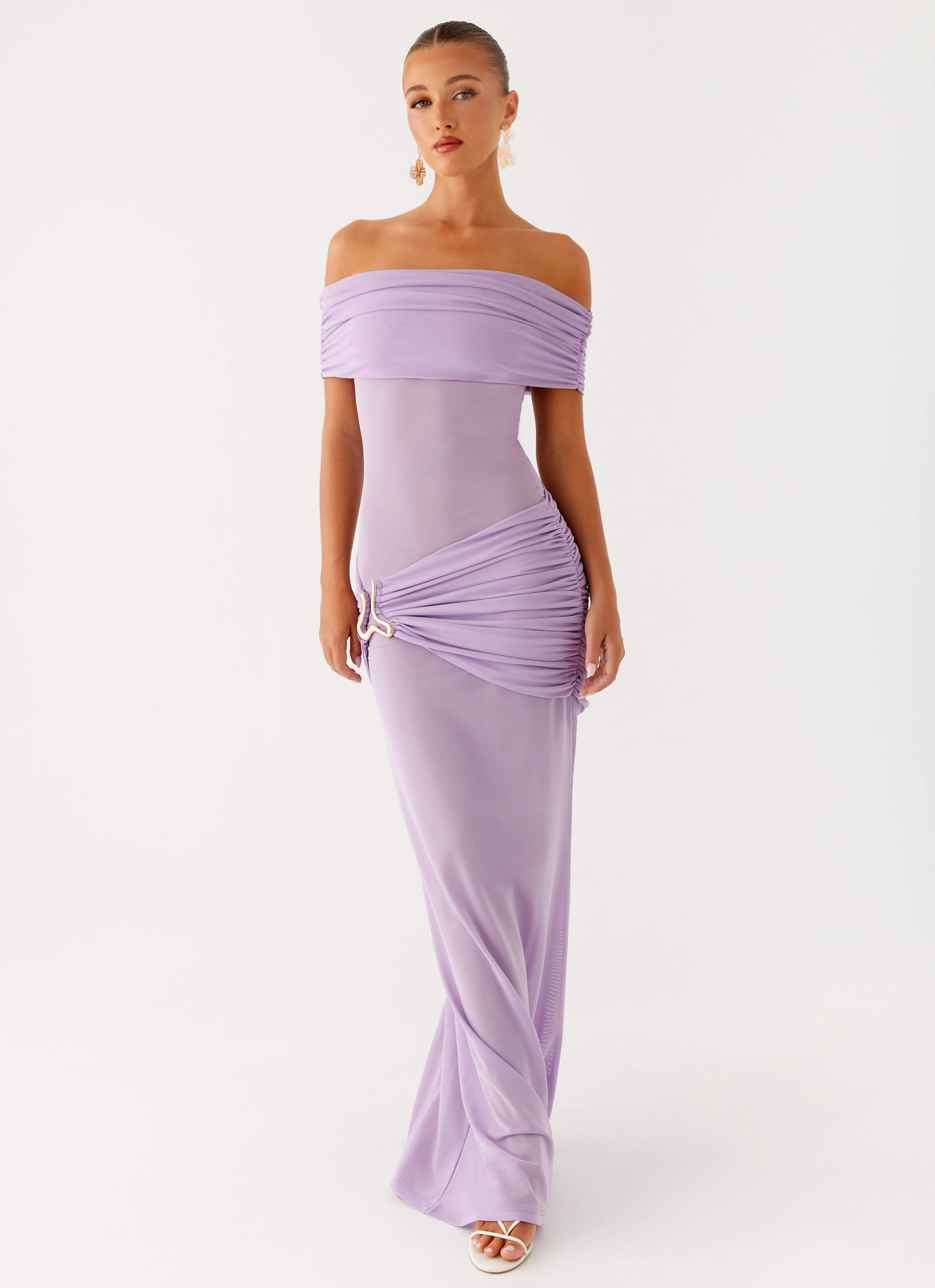 Benji Maxi Dress - Lilac Dew Glow