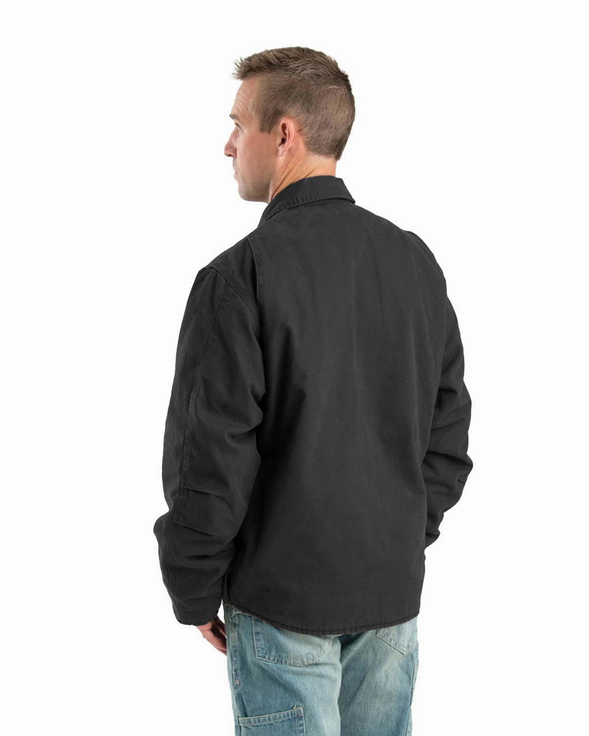 Durable Chill Piece Berne Mens Black 100% Cotton Echo One One Jacket
