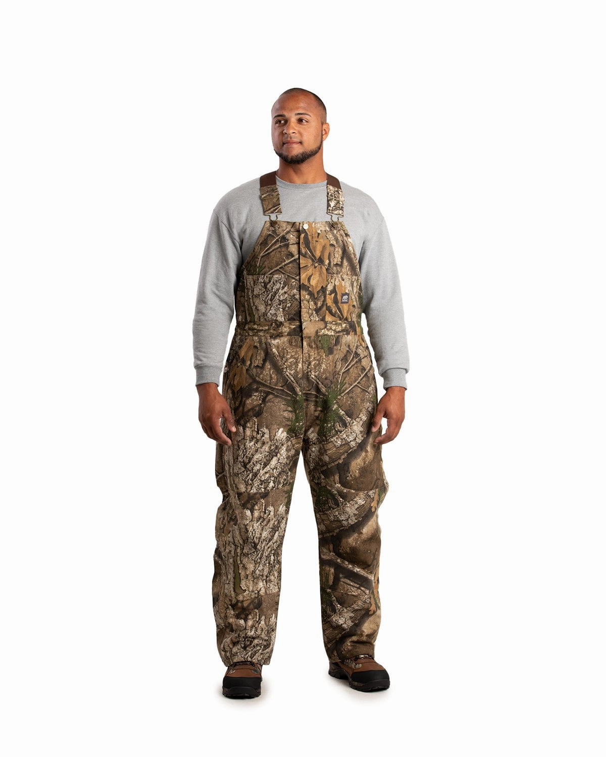 Noise Reduciting Fabric Refined Style Berne Mens Heritage Insulated Duck Realtree Apx 100% Cotton Bib Overall
