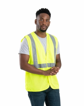 Insulated Design Berne Mens Hi Vis Class 2 Economy Mesh Yellow 100% Polyester Vest
