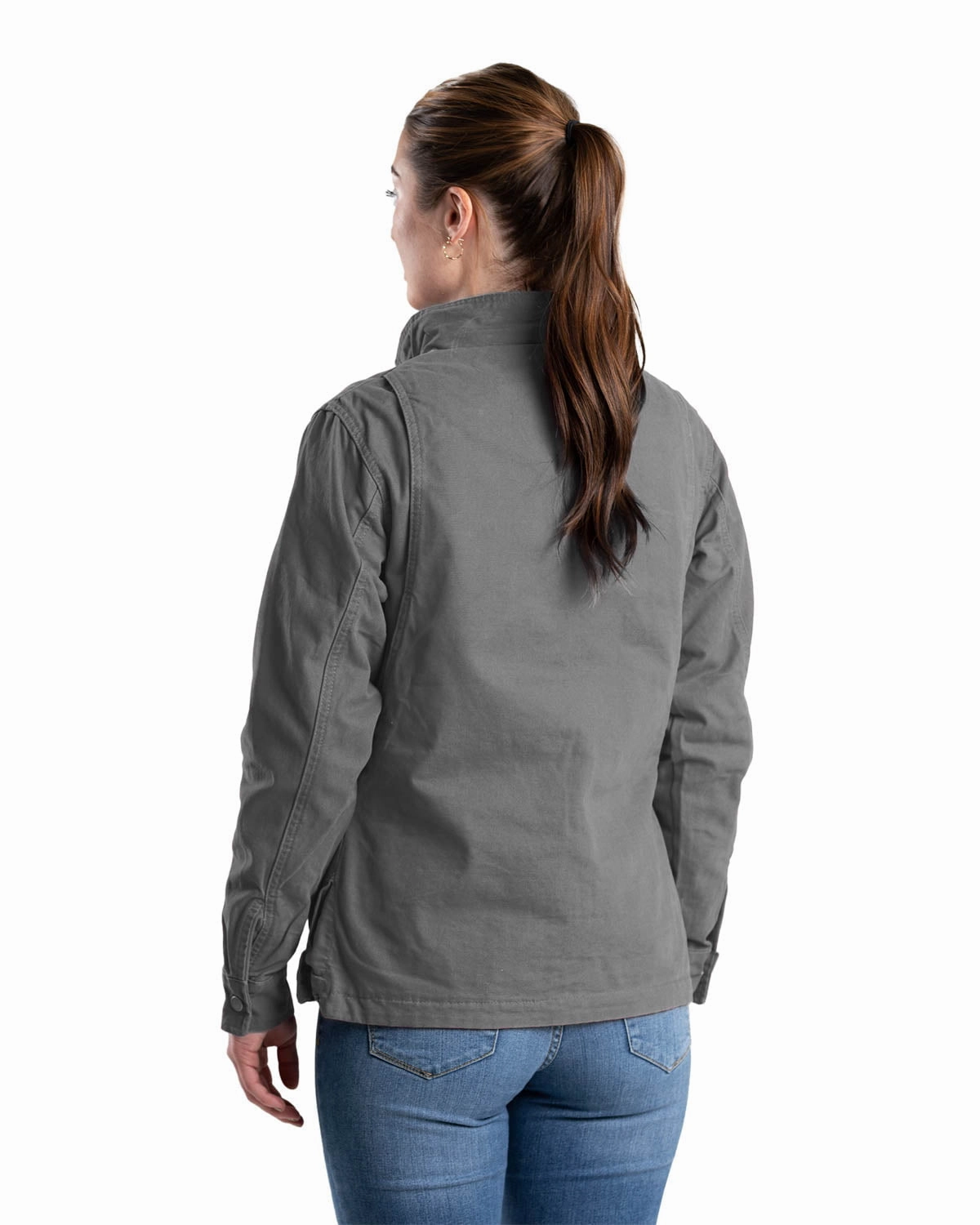 Berne Titanium 100% Cotton Ladies Sierra One One Jacket Double stitching
