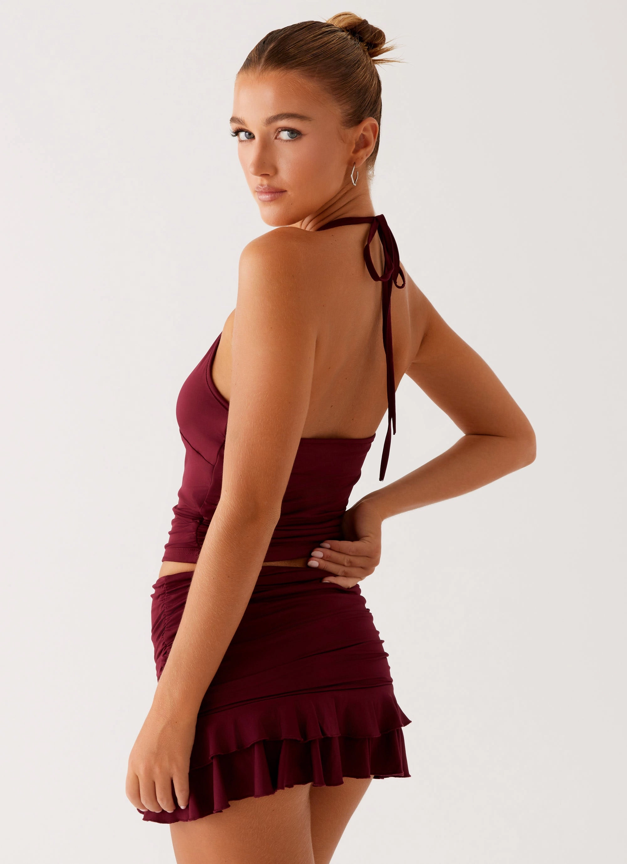 Bernie Halter Top - Raspberry Wine UltraLightweight