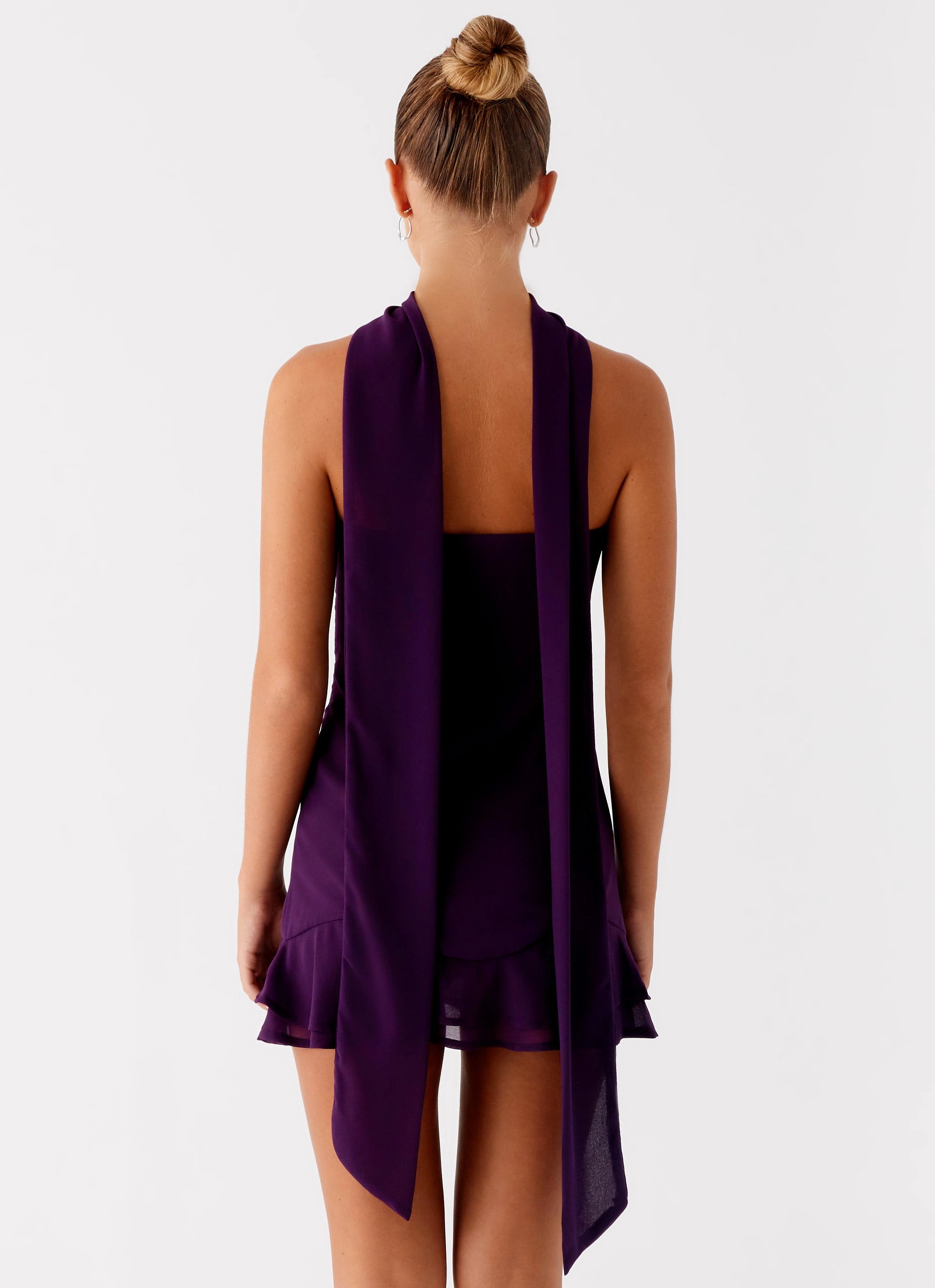 Avenue Mini Dress - Plum Perfectly Styled Timeless Cut