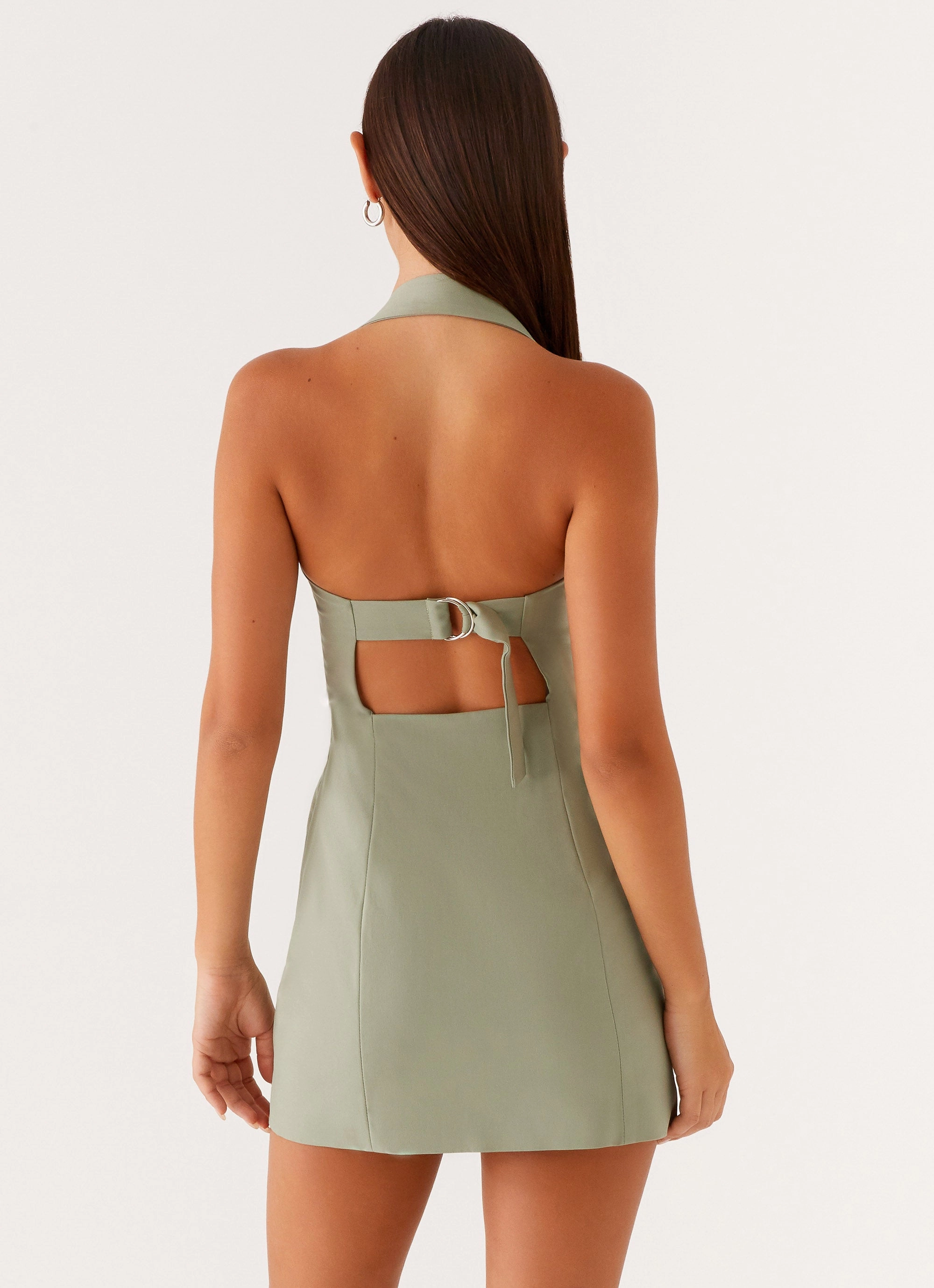 Bianca Halter Dress - Sage Studio Style