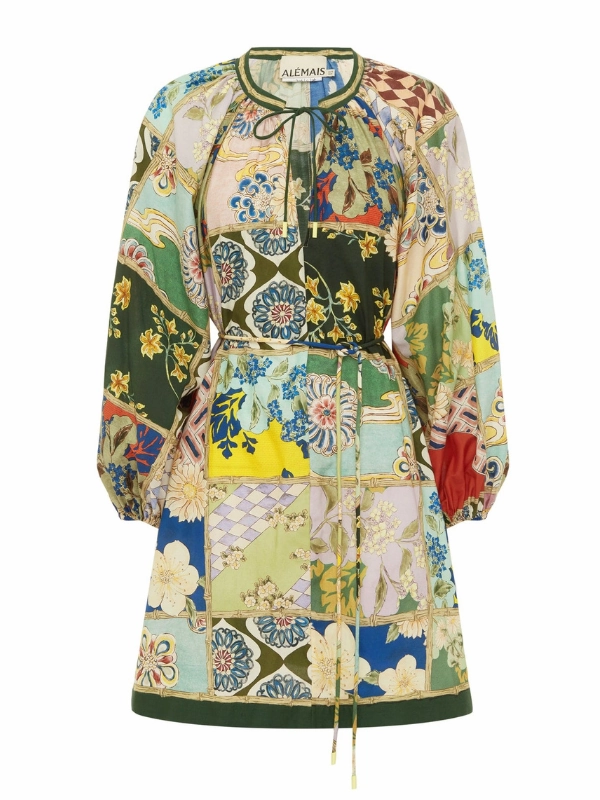 Bianca Mini Dress in Multi Elegant Look Chill Moment