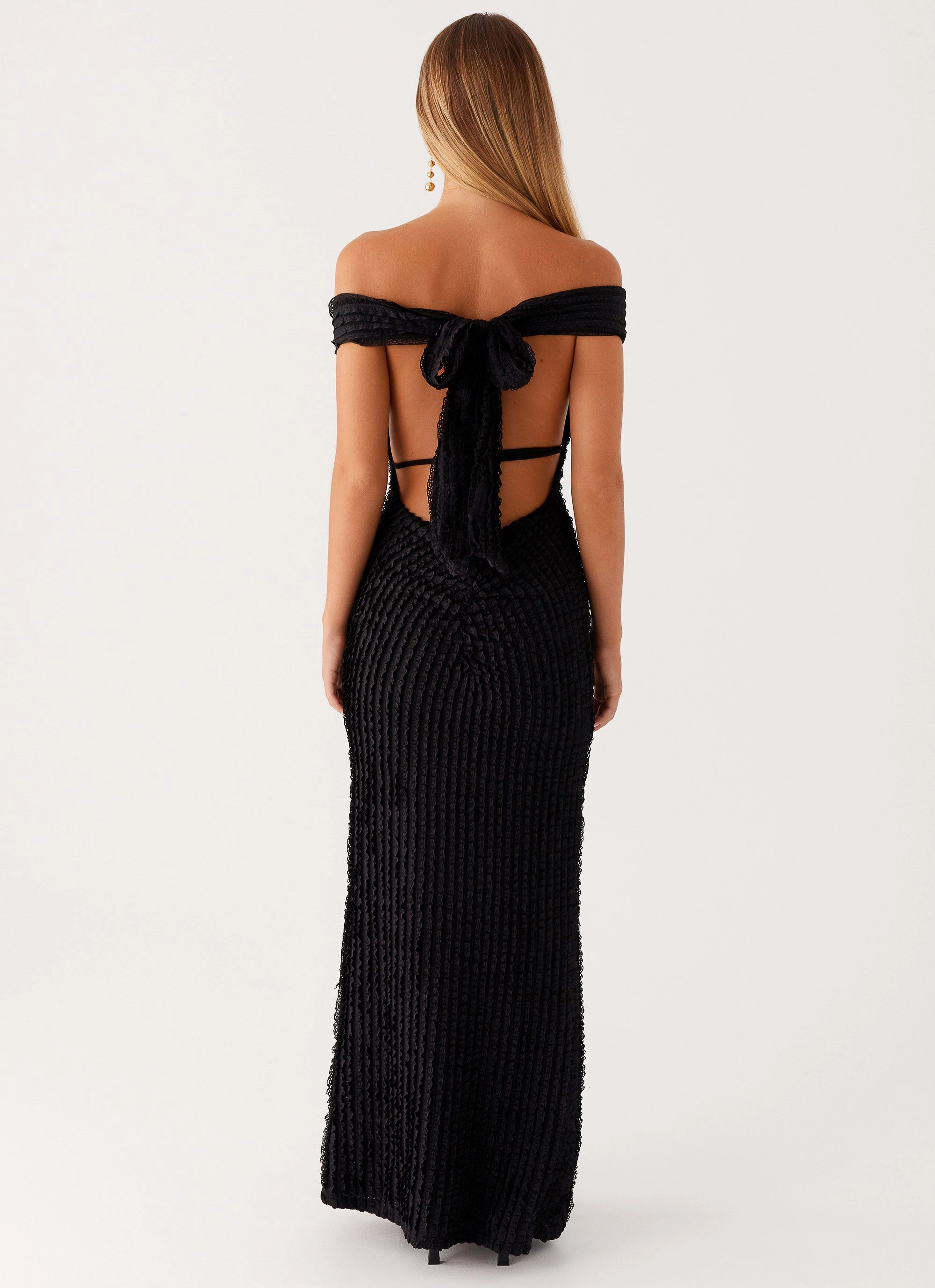 Low Maintenance Chantelle Maxi Dress - Black