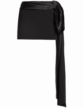 birthday party Synthetic Blend Ronny Kobo Bruni Sash Mini Skirt