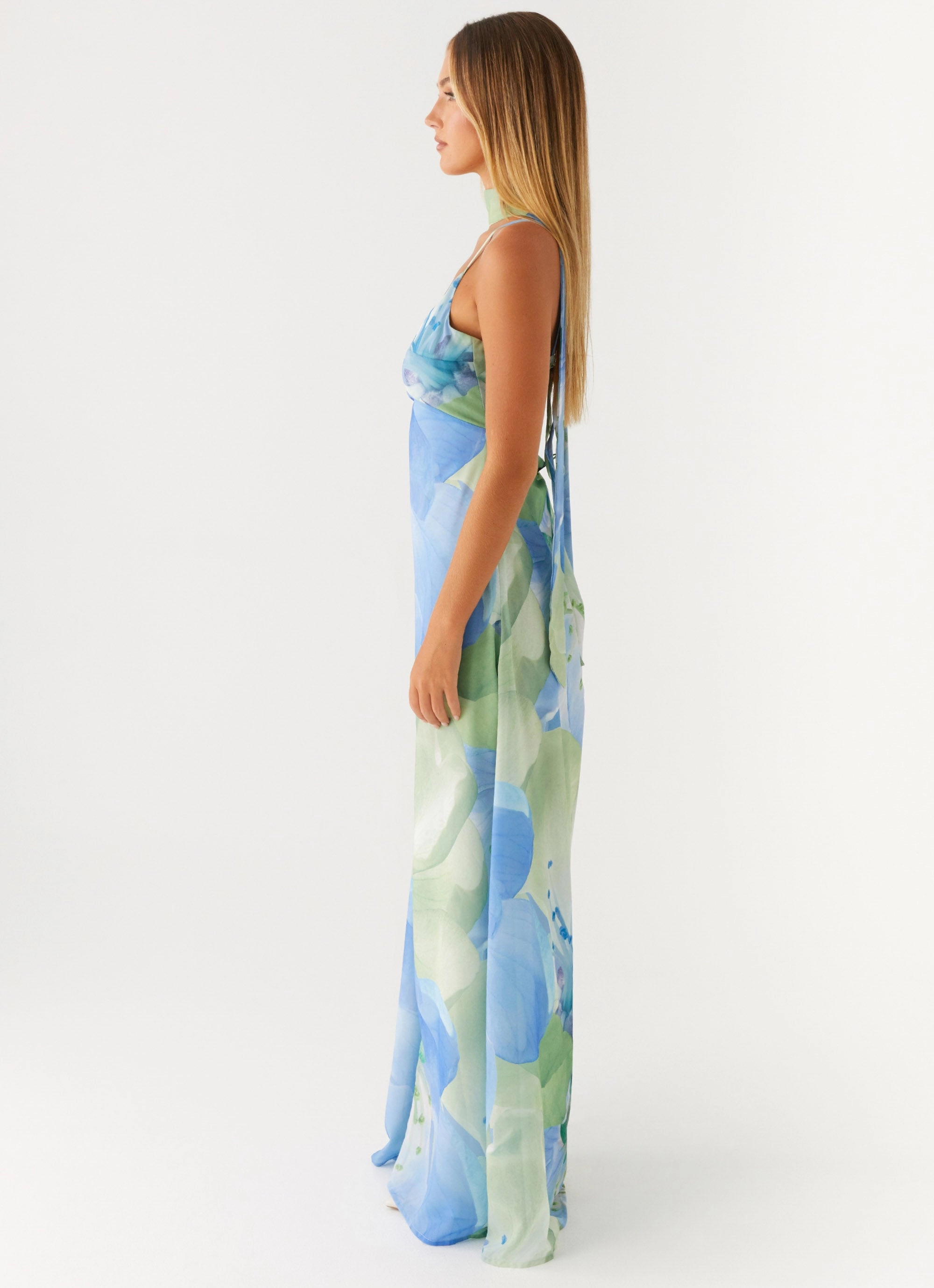 Sanctuary Maxi Dress - Flower Print Romantic Style Night Appeal