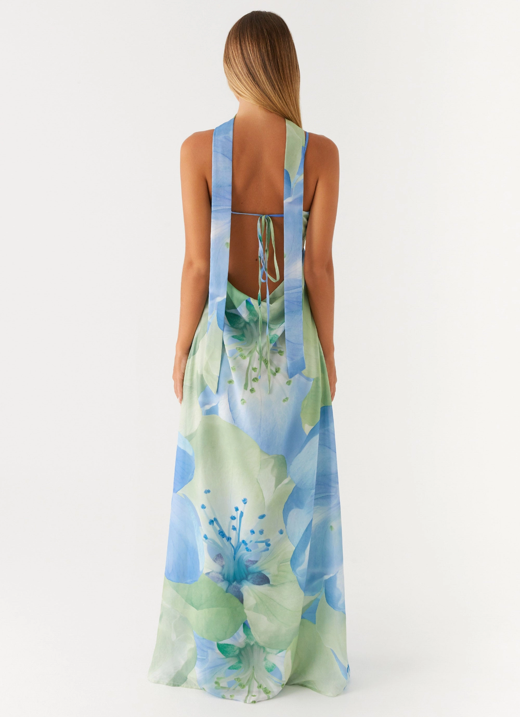 Dreamy Motion Sanctuary Maxi Dress - Flower Print