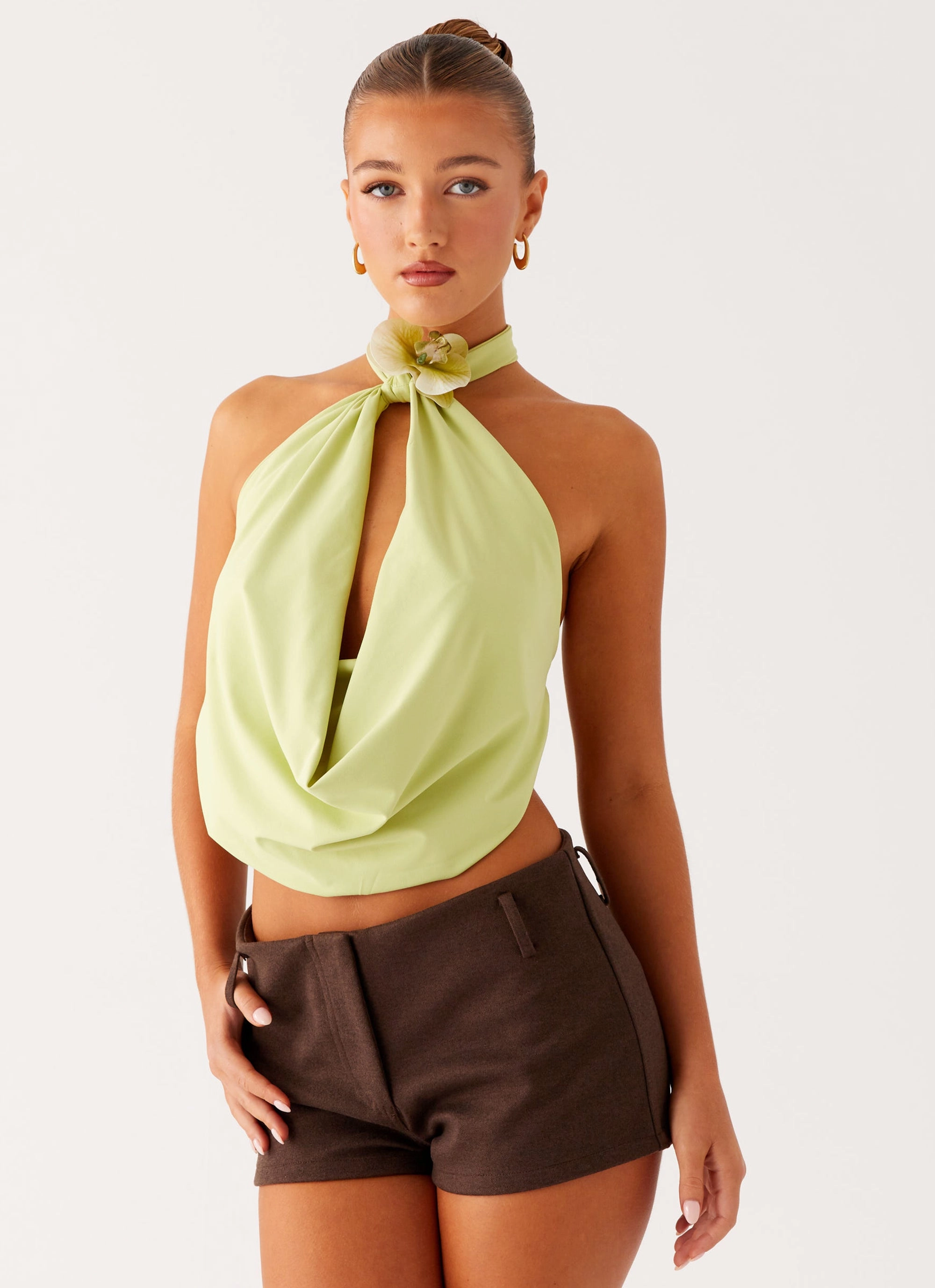 Paradisa Top - Green SoftKnit Hypoallergenic fabric