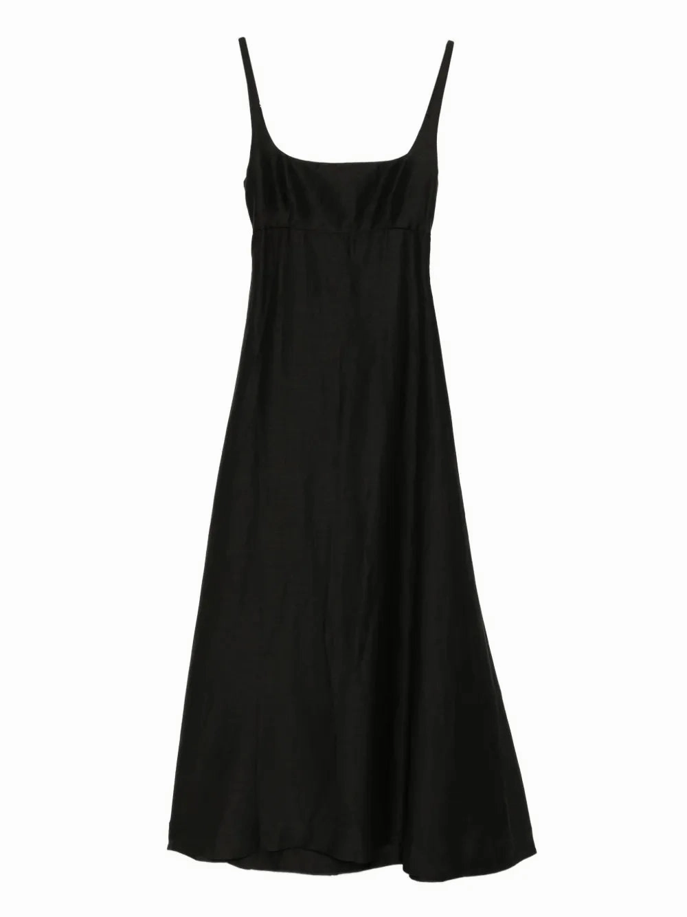 Bormio Open Back Maxi Dress in Black Daywear Mood Minimal Harmony