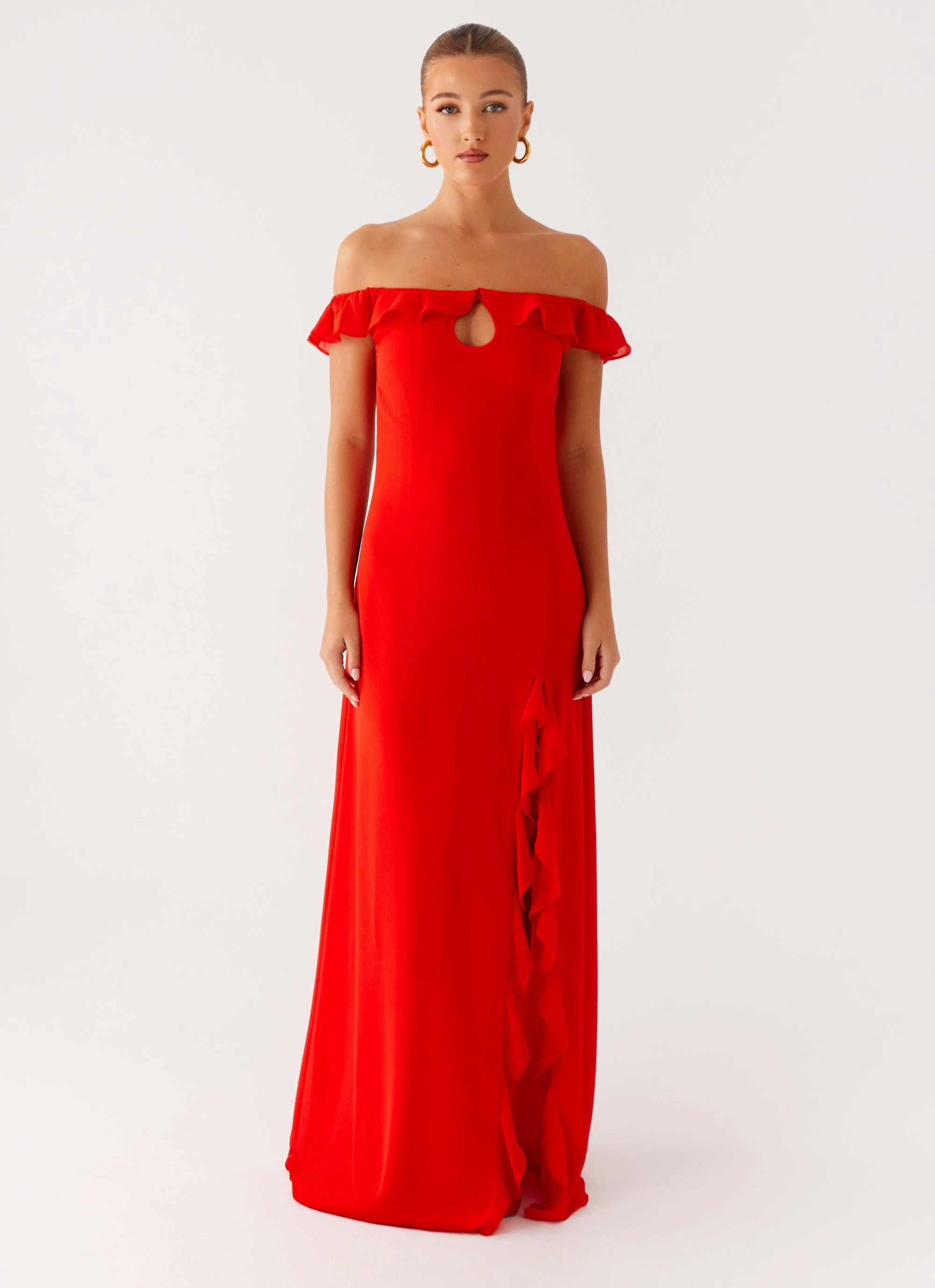 Soft Colorway Braxton Maxi Dress - Red