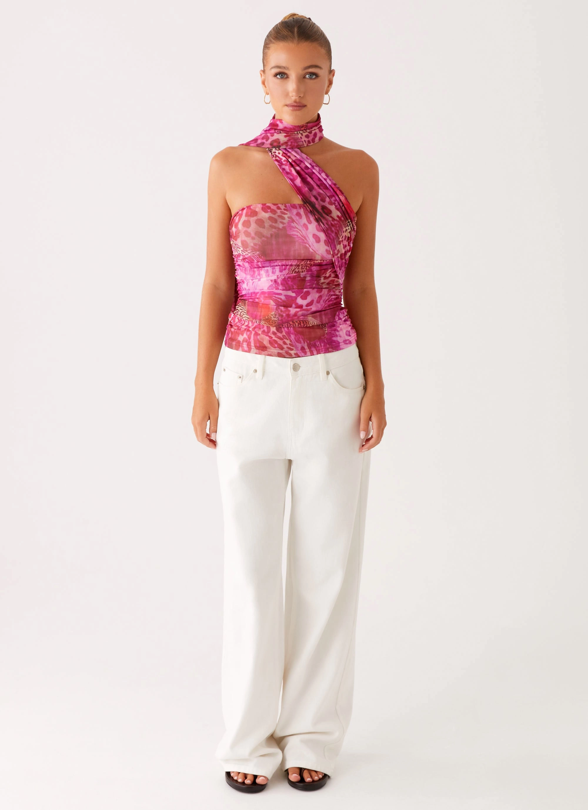 Active Tee ConvertibleCollarSystem Breaking News Top - Lavender Lagoon