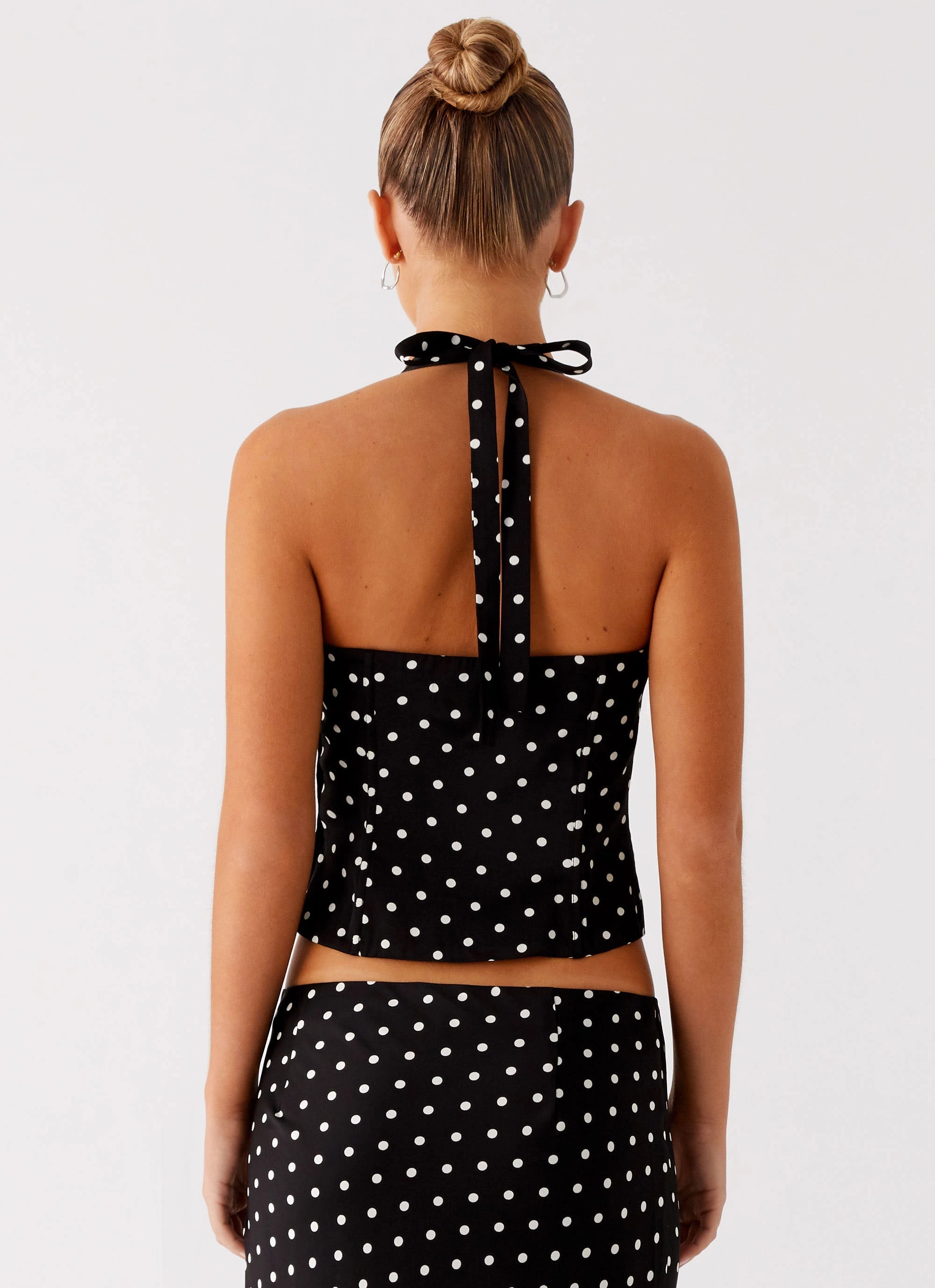 Breanne Top - Black Polka Dot Versatile Style