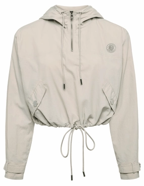 Relaxed Fit Design L'Agence Bronwyn Cropped Windbreaker