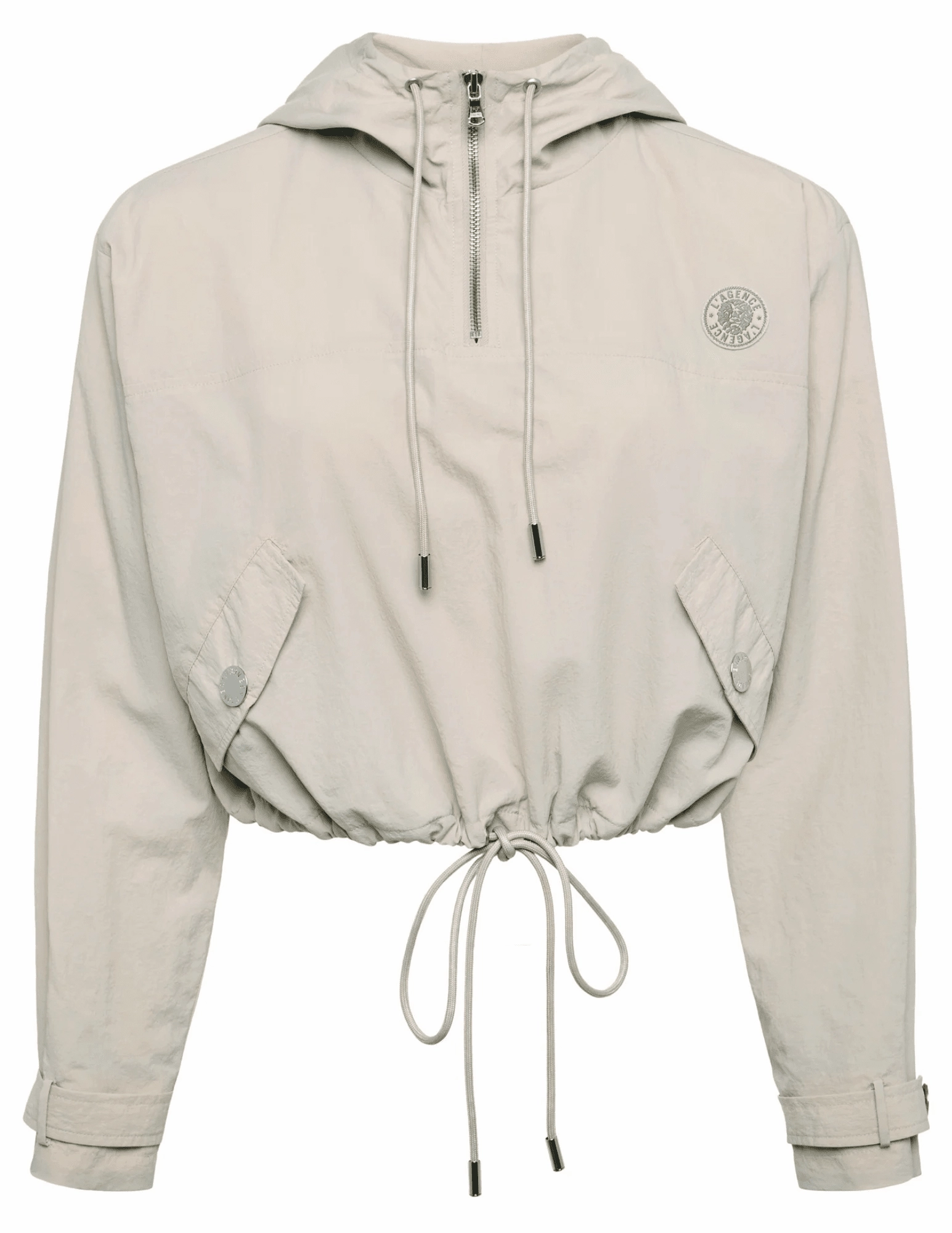 Relaxed Fit Design L'Agence Bronwyn Cropped Windbreaker