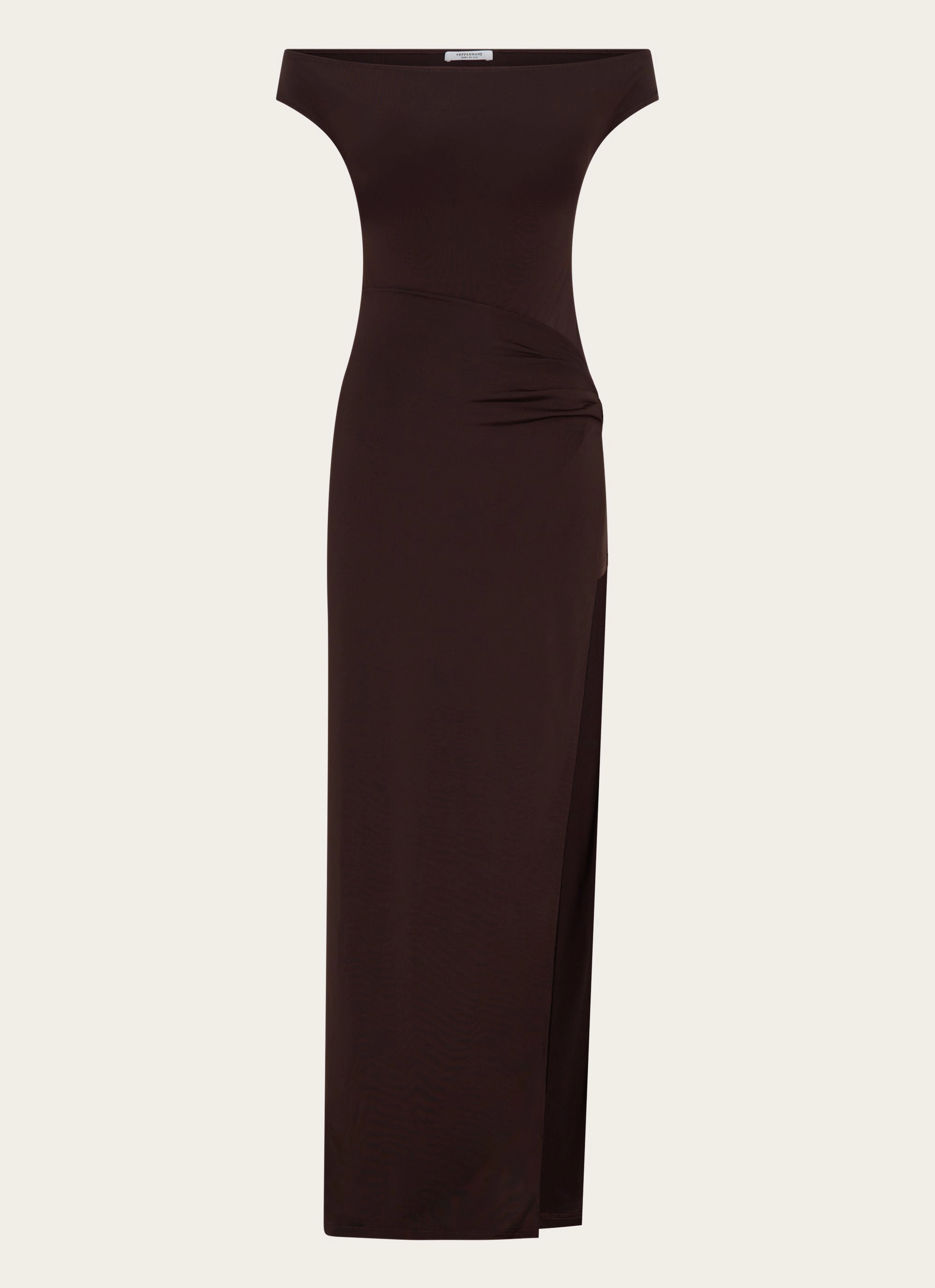 Leg-Lengthening Amerie Maxi Dress - Chocolate