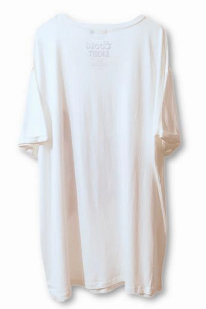 Beer Wolf Oversized Tee - White HighStretchElastic