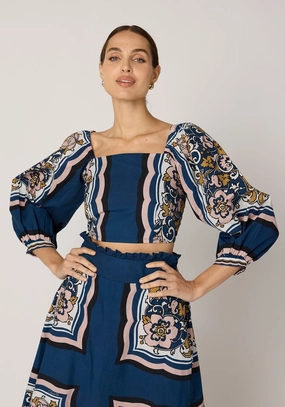 MoistureWickingTechnology April Top | Floral Anise