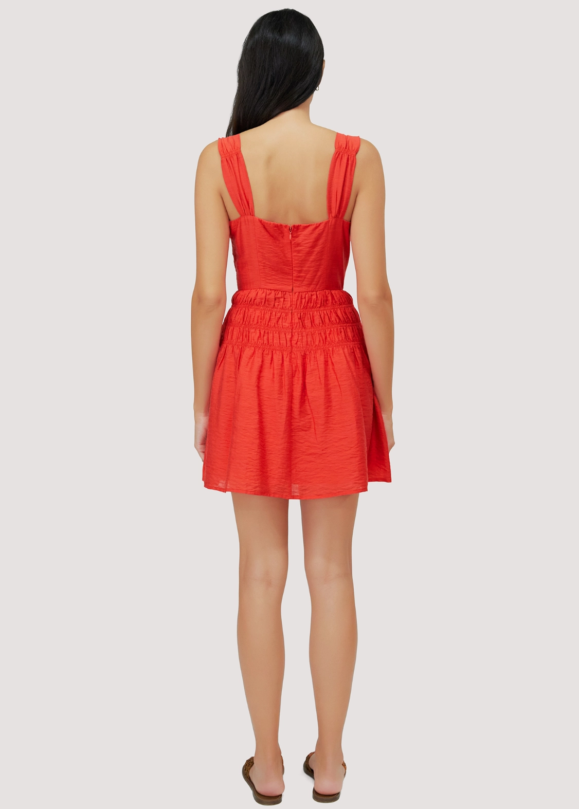 Hidden Oasis Mini Dress Soft fabric piece