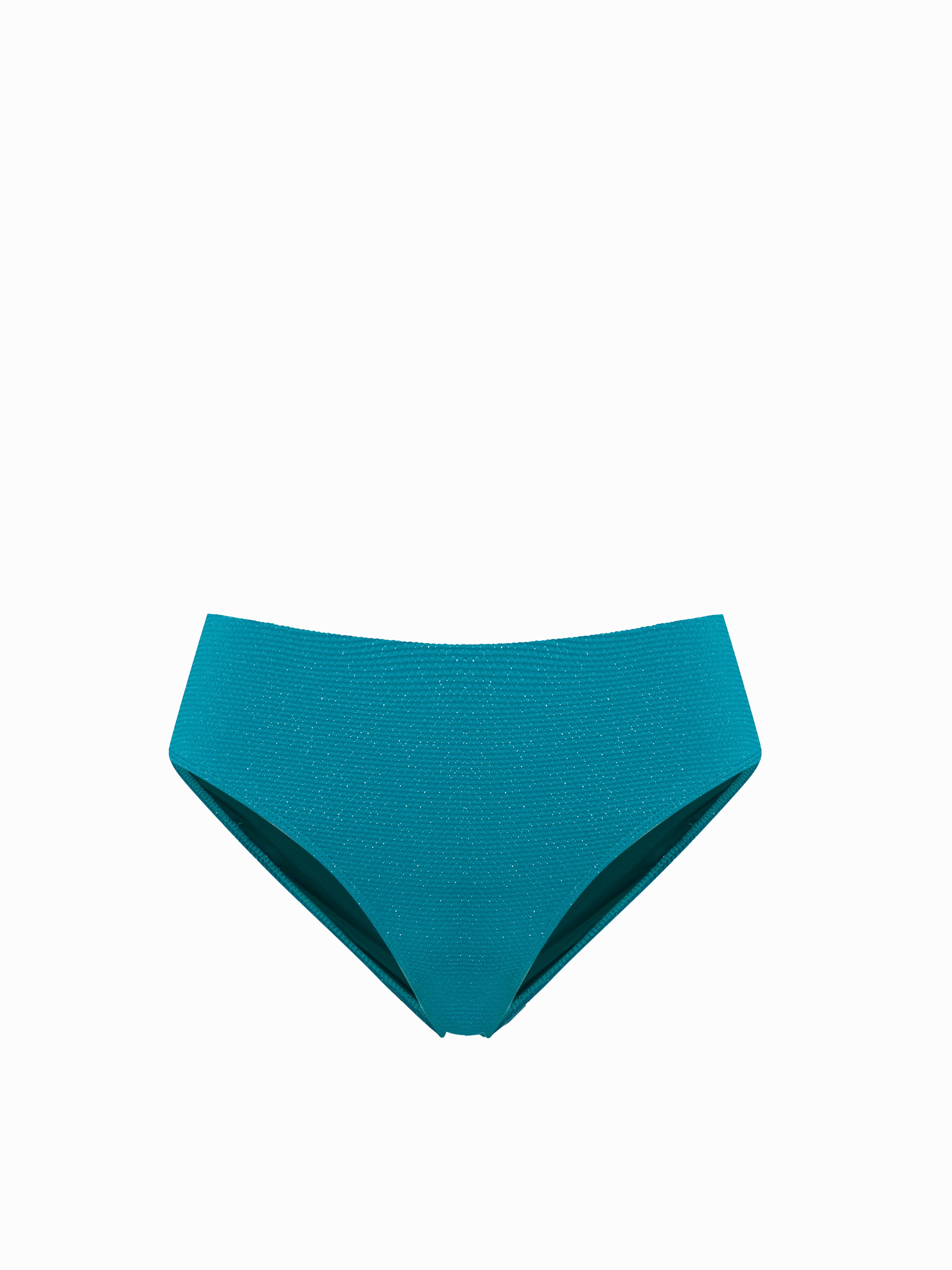 Classic Midrise Bottom In Jungle Green Metallic Pique Top-rated