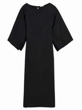 Daily Wear Neutral Form Hella Dress in Black