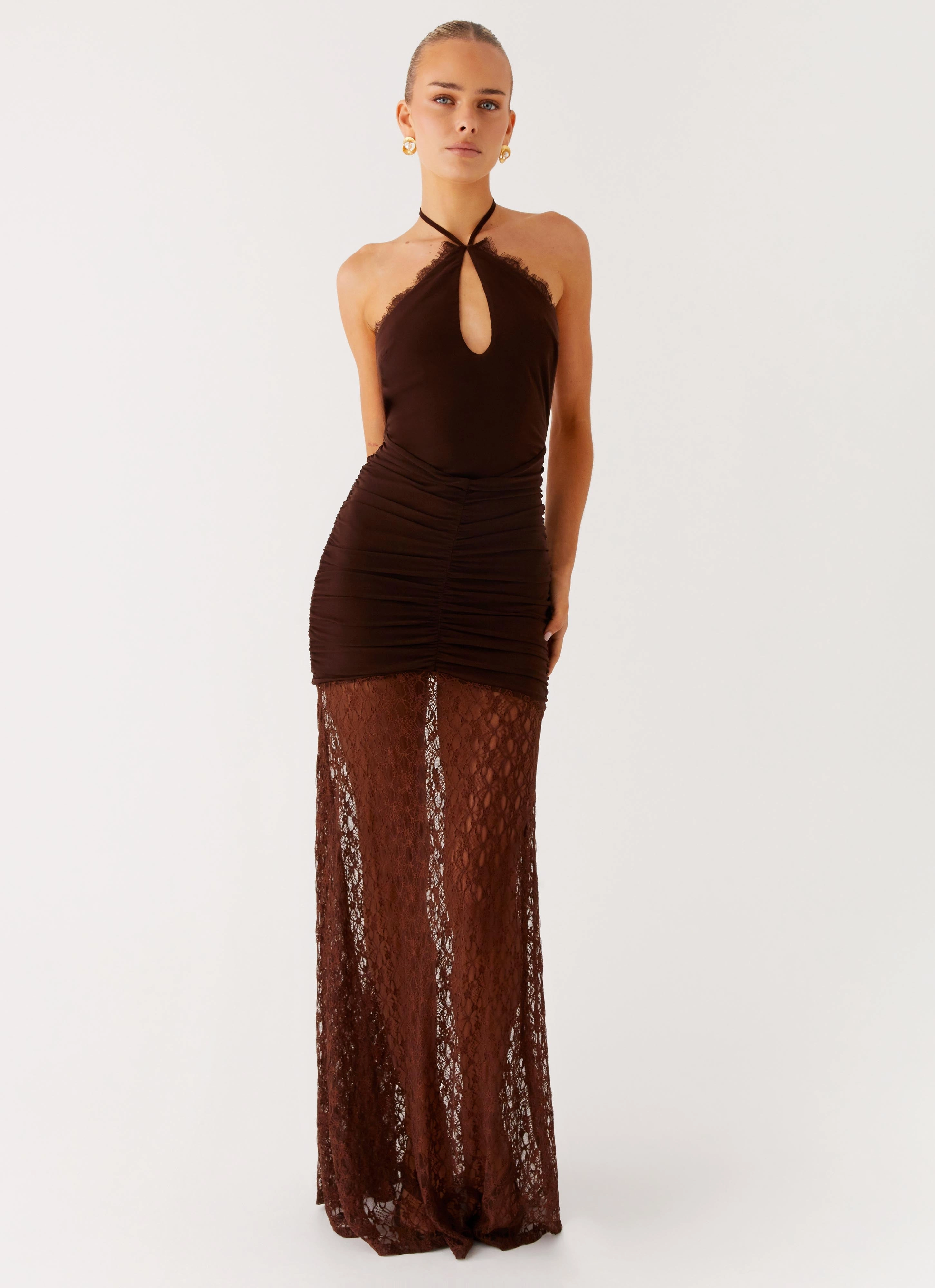 Somber Maxi Dress - Chocolate Casual day-to-night piece