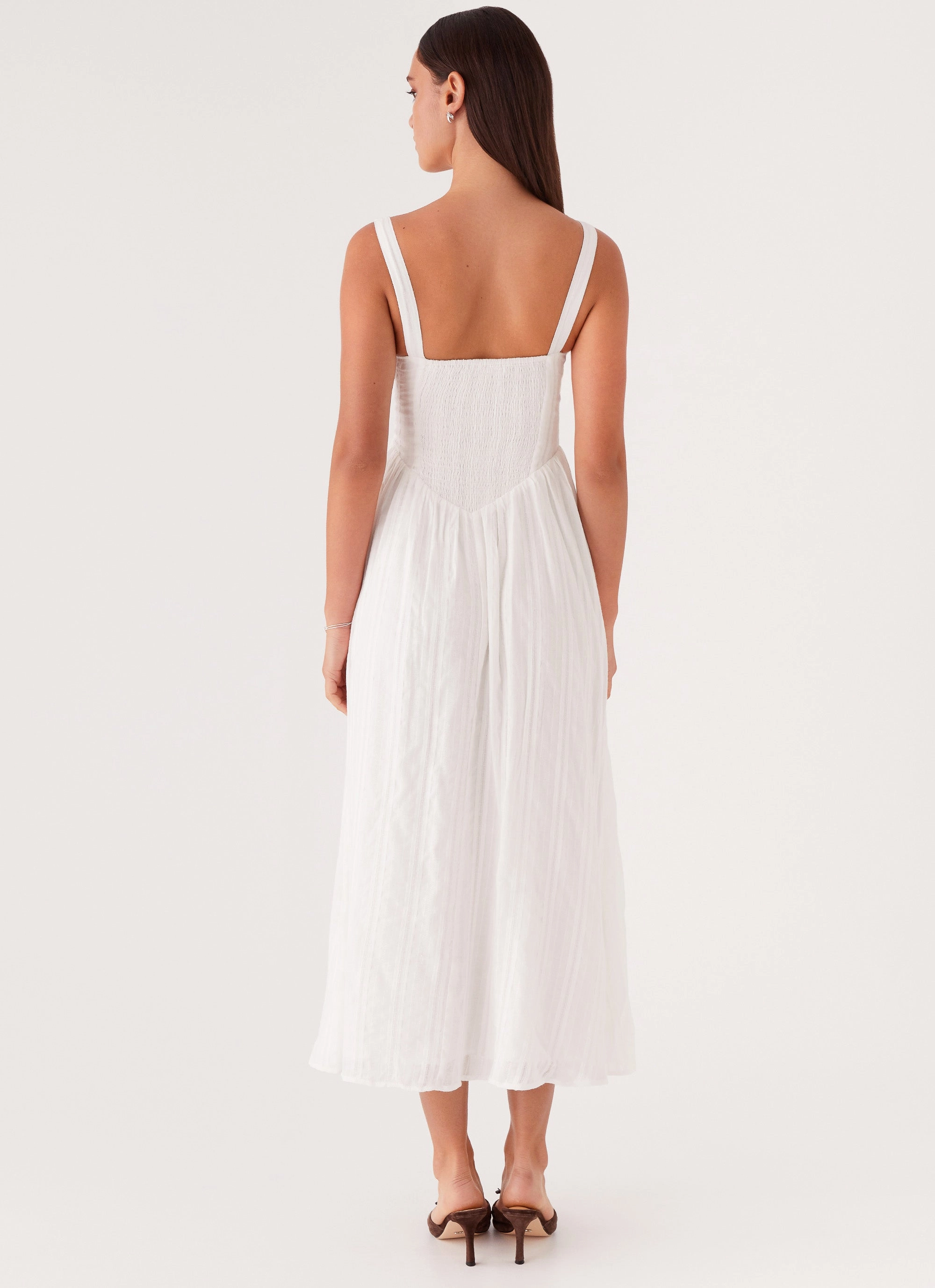 Chill Style Cool Movement Pascuelle Midi Dress - White