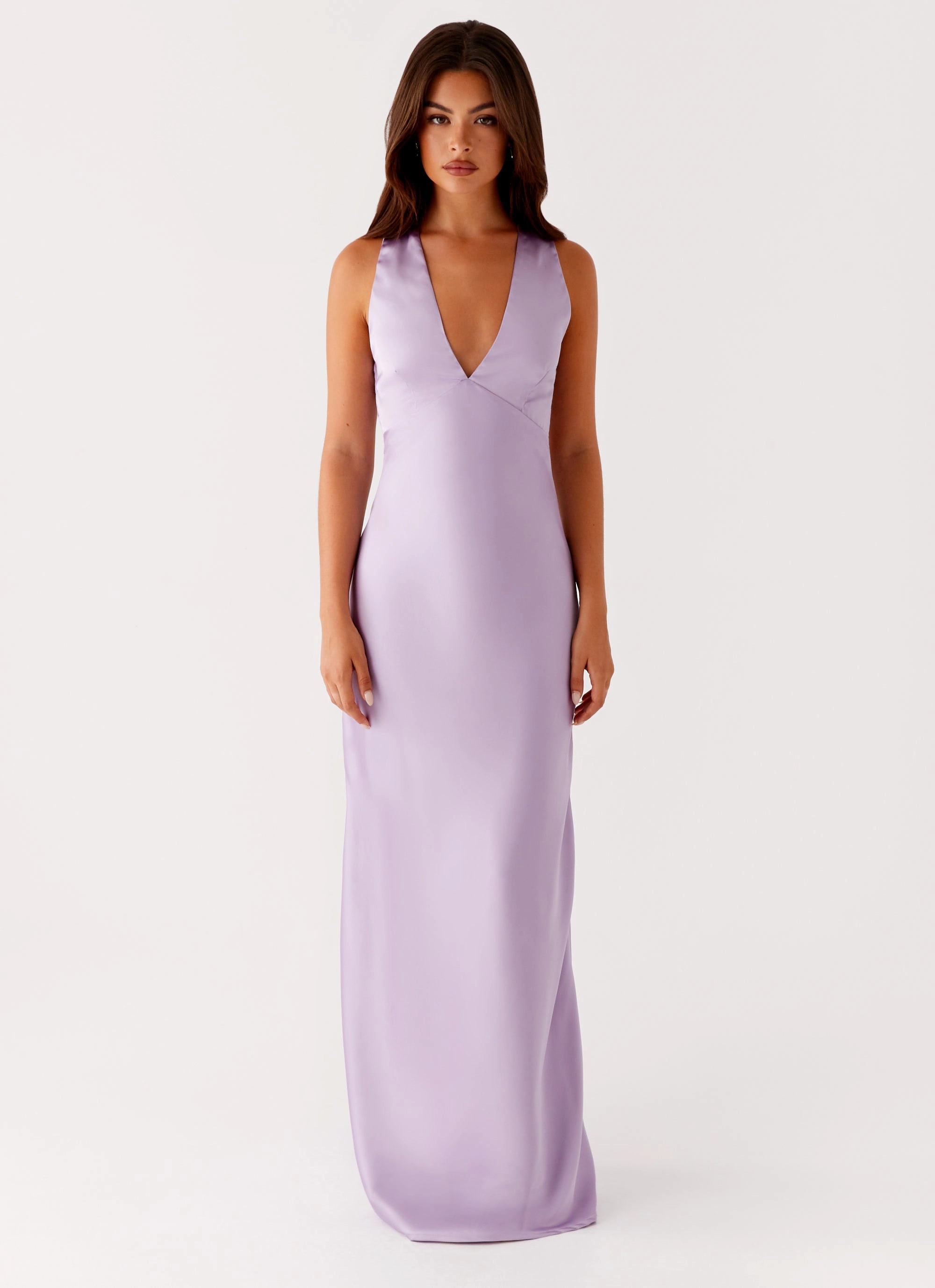 Brody Maxi Dress - Lilac Earth Colors