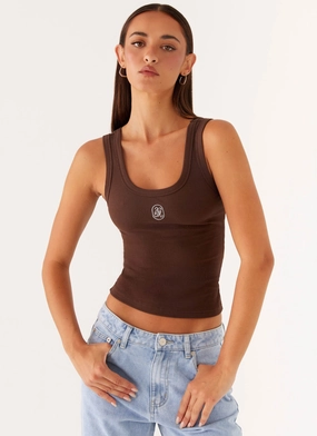Signature Tank Top - Chocolate SoftInteriorLining