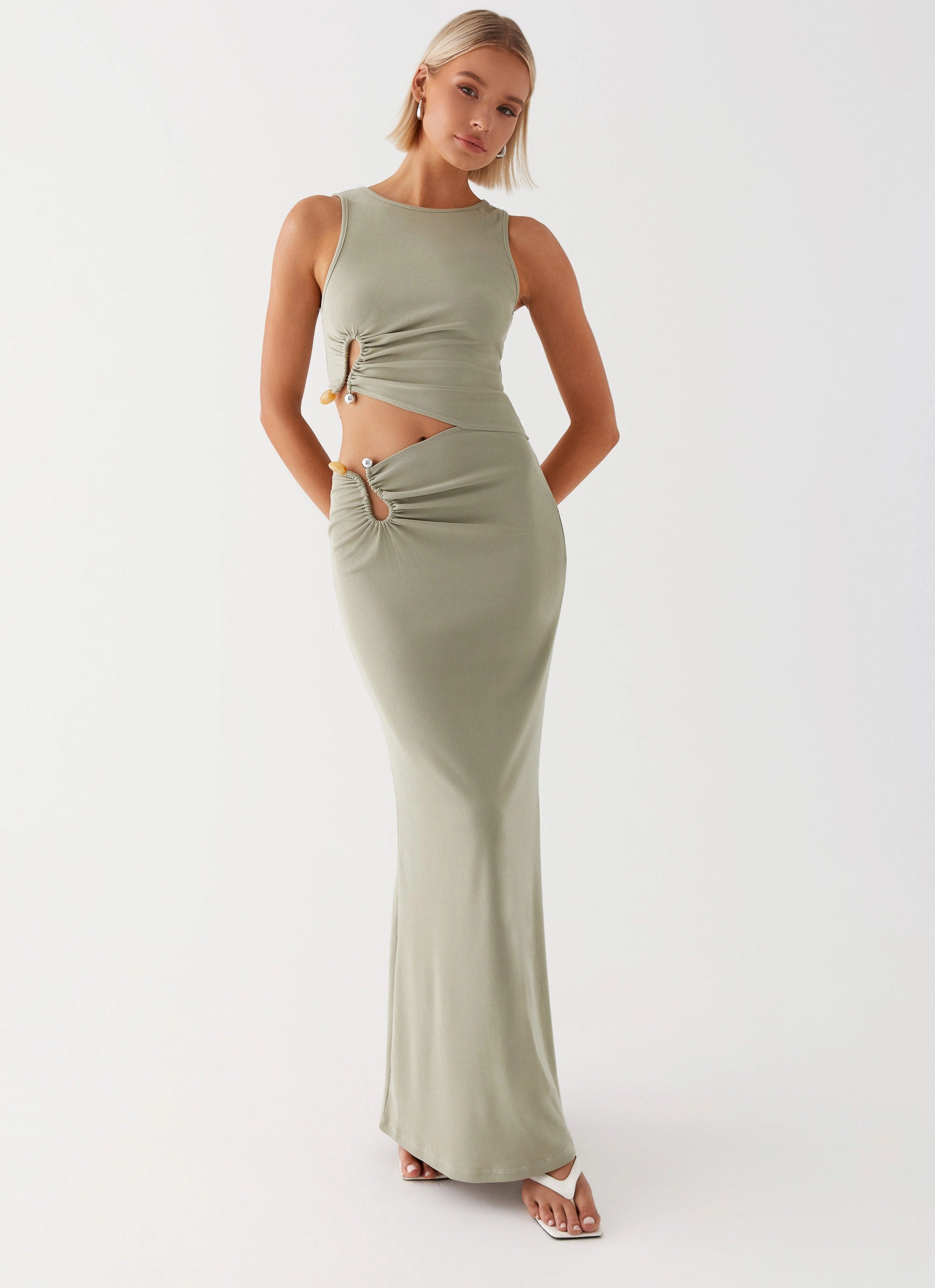 Lennox Maxi Dress - Sage Feminine Design