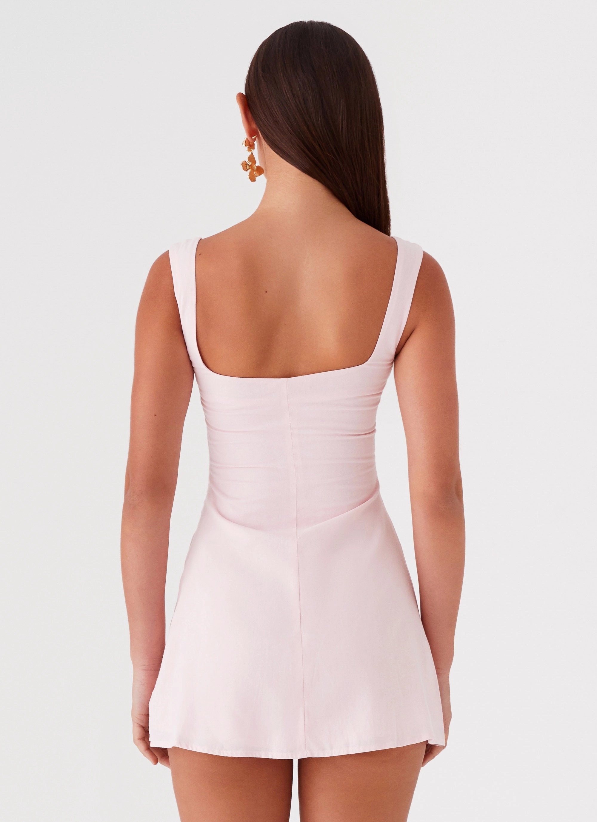 Cadence Mini Dress - Baby Pink Fashion Essential