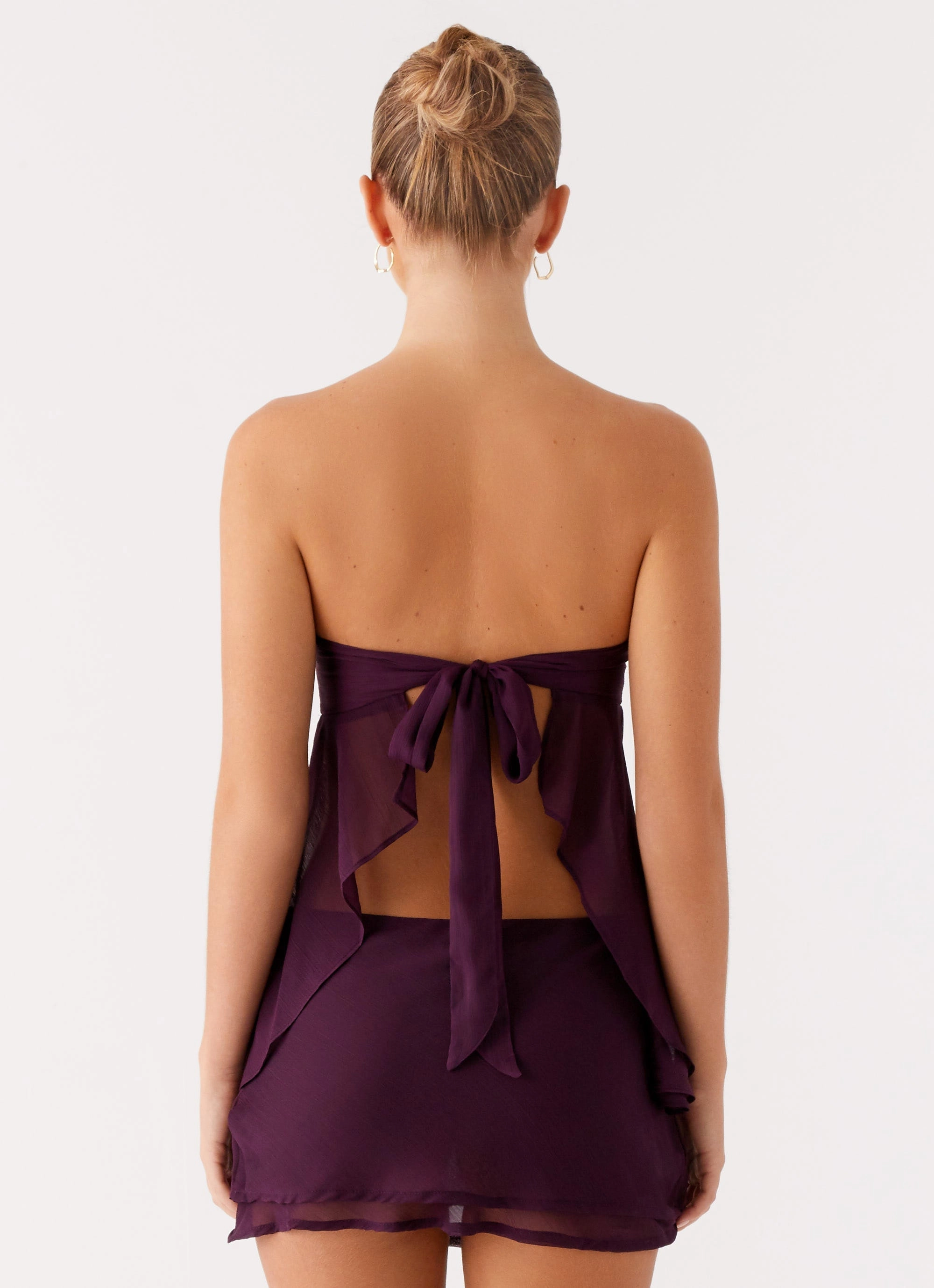 DurableCollarStays Caleb Top - Plum