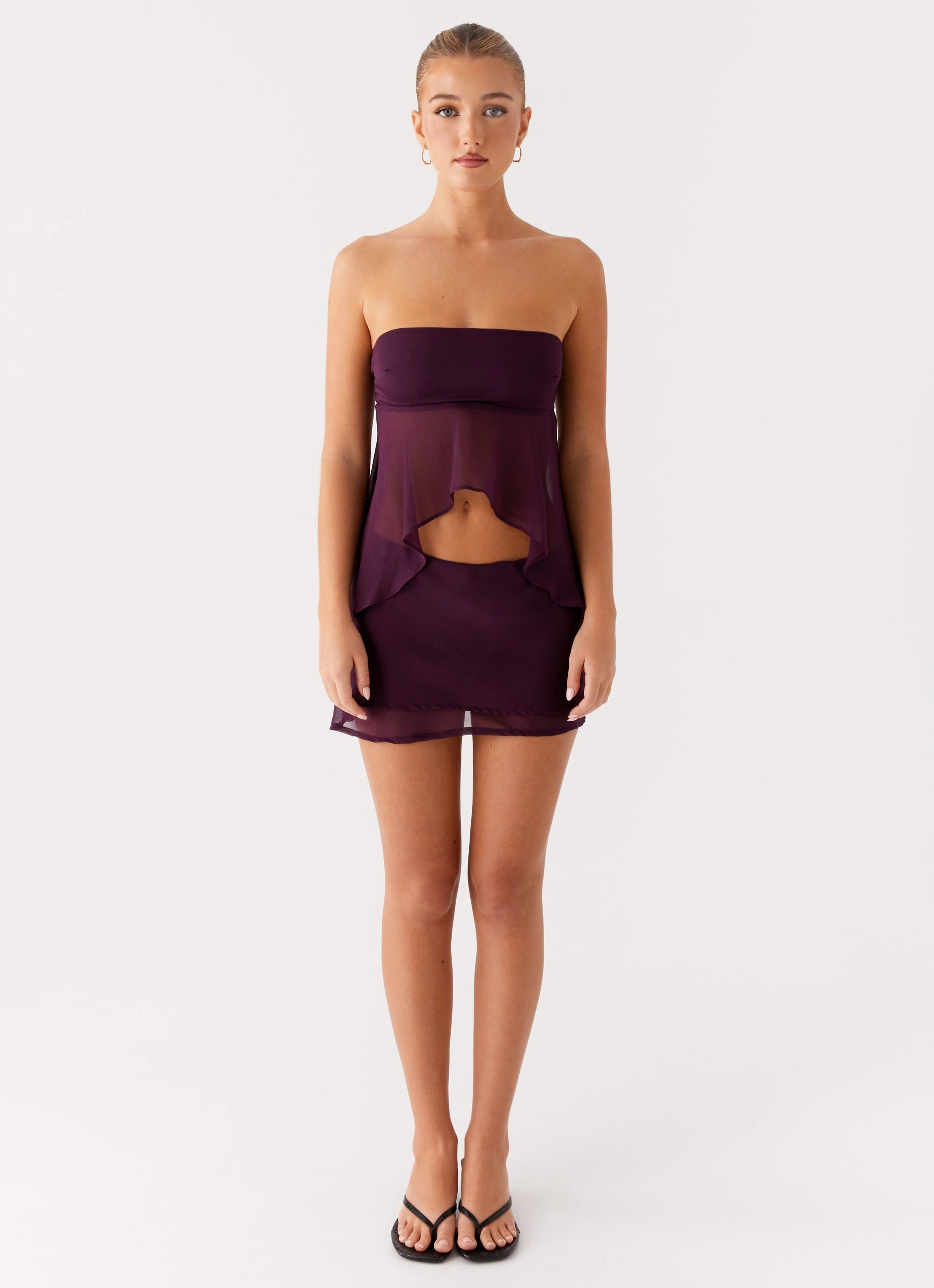 Caleb Top - Plum Light Deflection Fabric