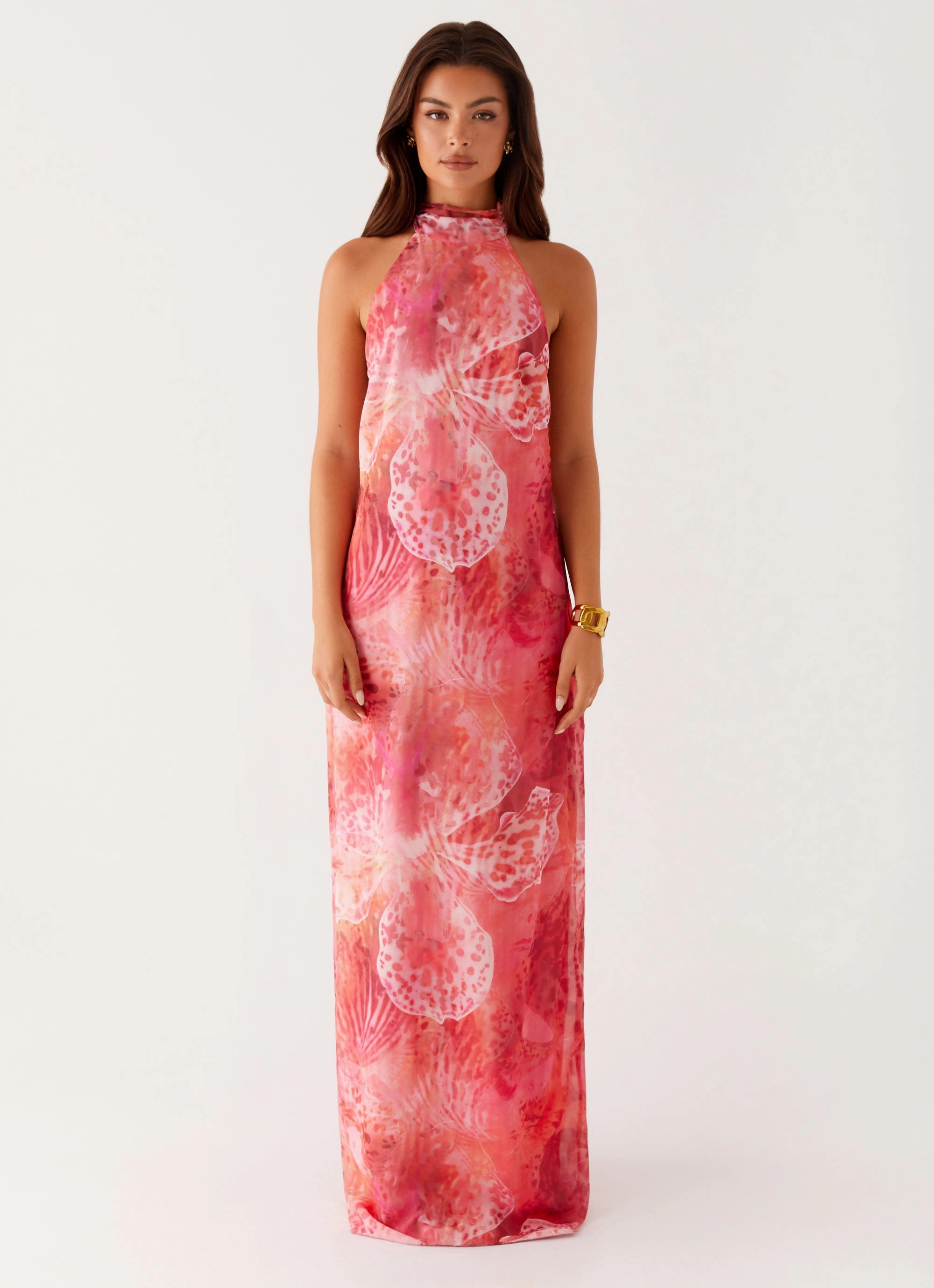 California Maxi Dress - Flamingo Fling Travel Edge