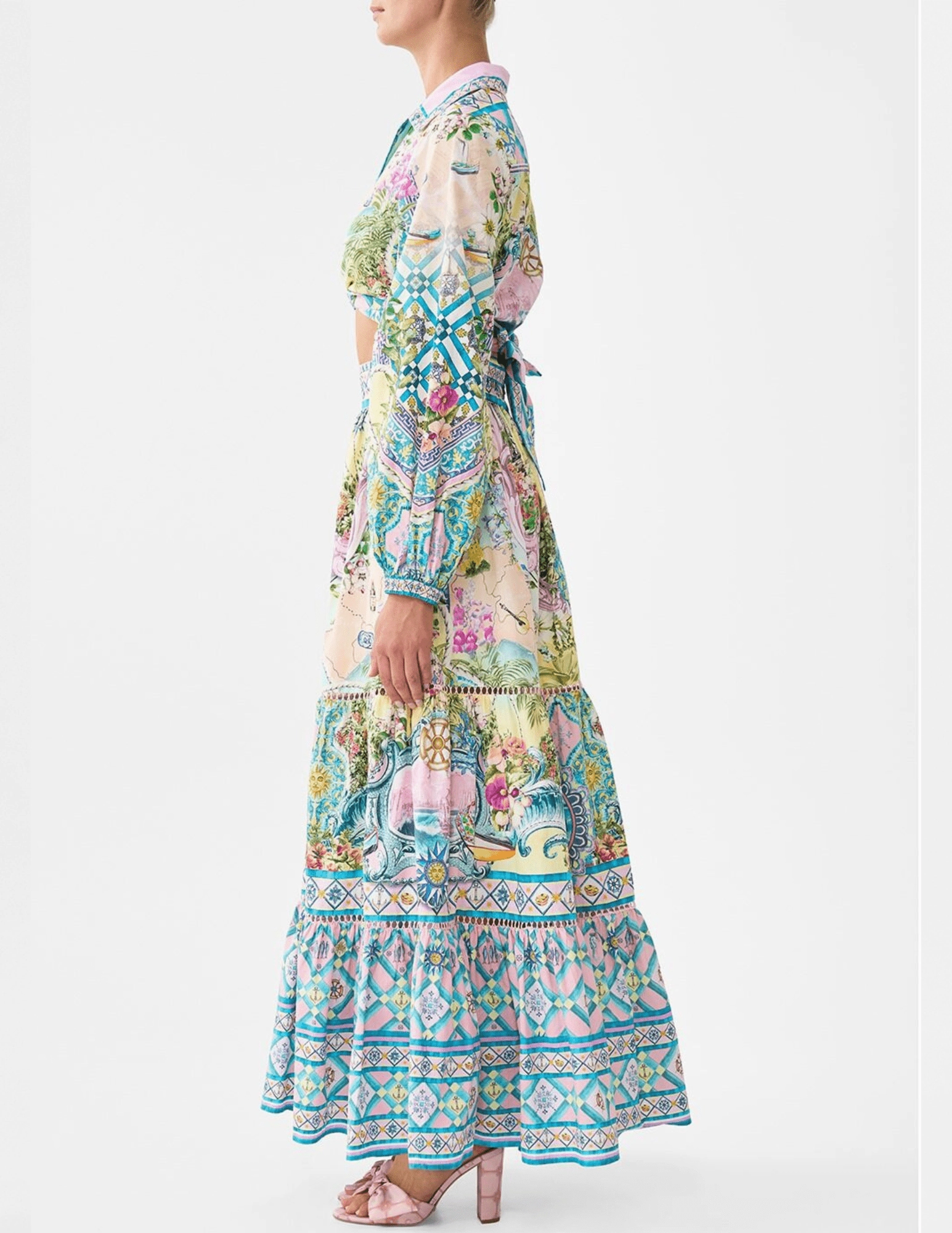 Flexible Design Street Style Camilla High Waisted Tiered Skirt