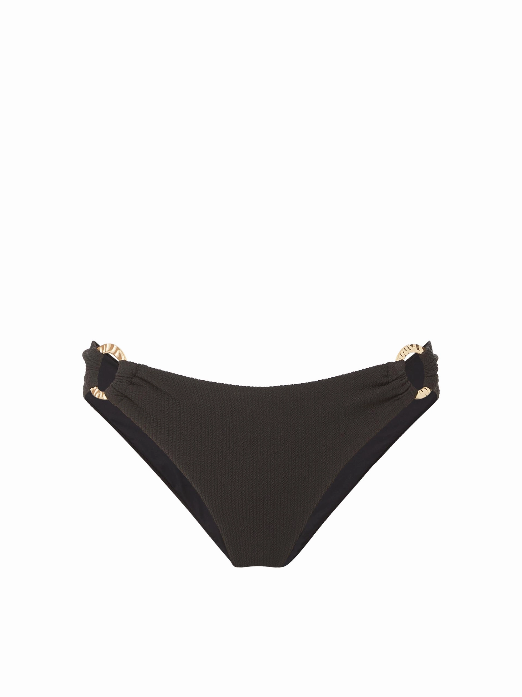 Camilla Ring Bottom In Black Texture Removable-Liners