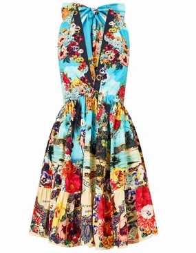 Camilla Ruffle Hem Mini Dress-SALE Modular Pocket System