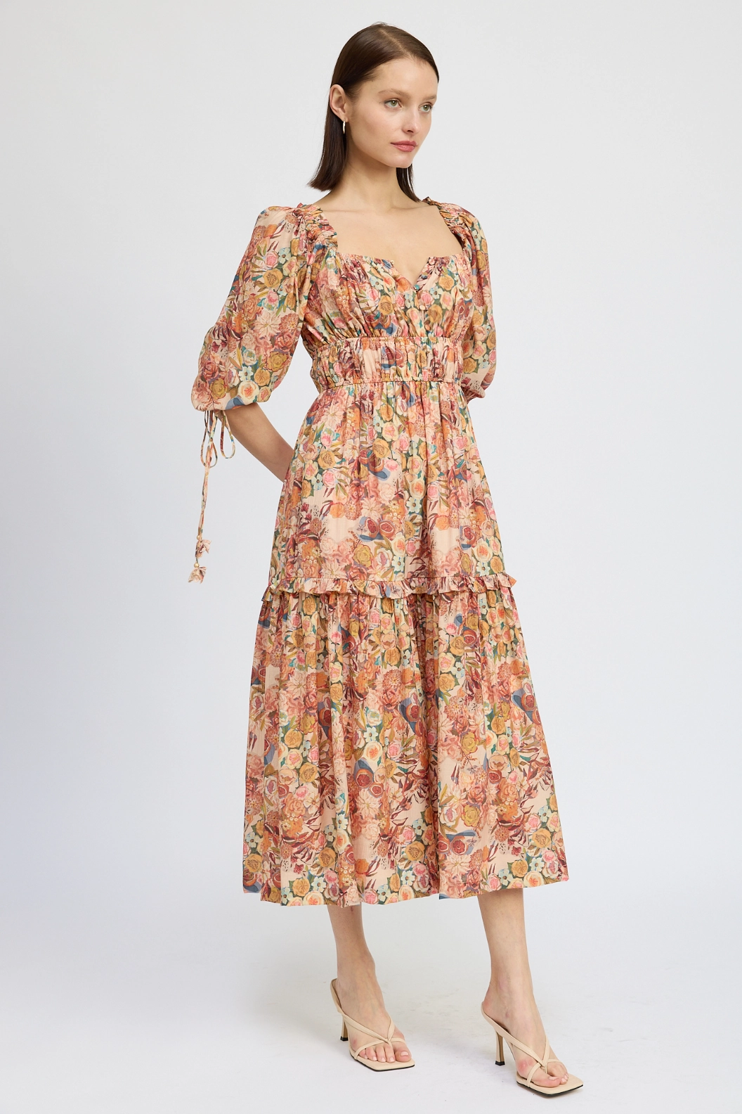 Statement-Piece Classic Line Candela Midi Dress