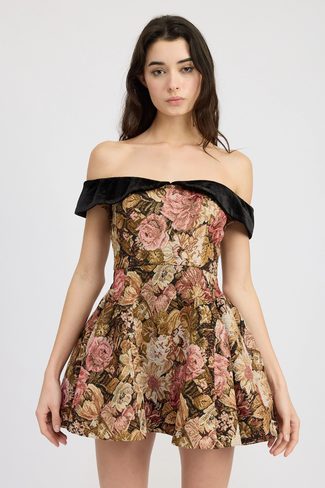 Fitted waist Carey Mini Dress