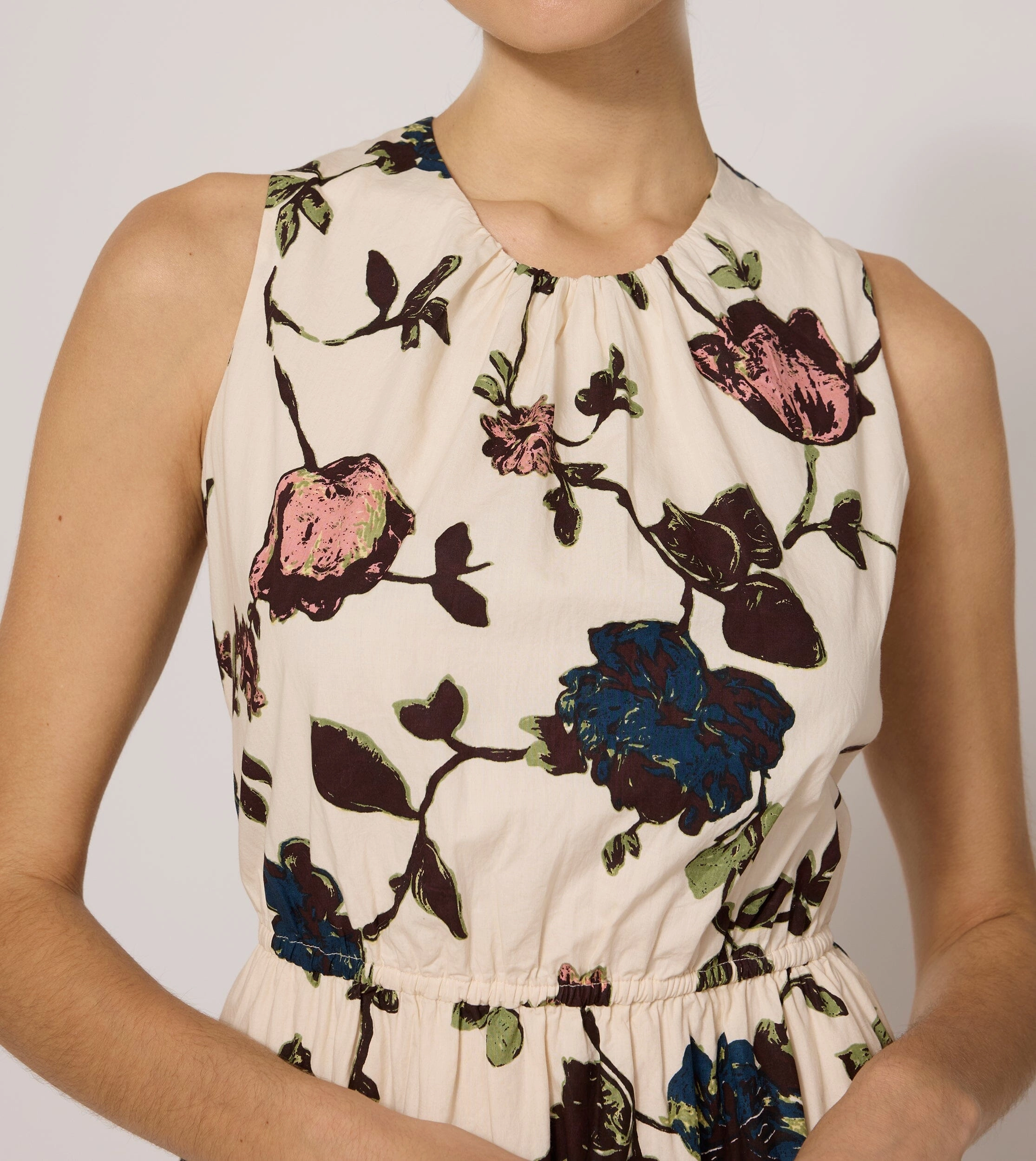 Carina Ankle Dress | Jardin Hygroscopic Inner Layer