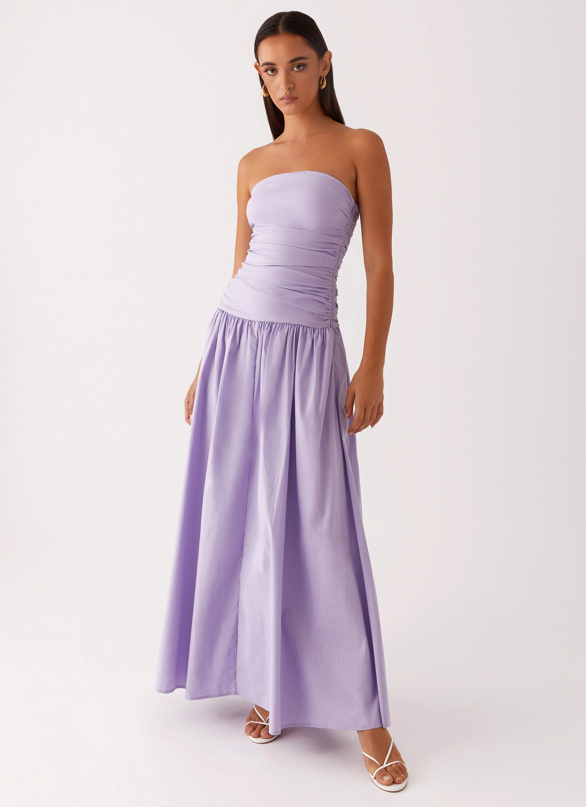 Smart and Chic Carmel Maxi Dress - Lavender