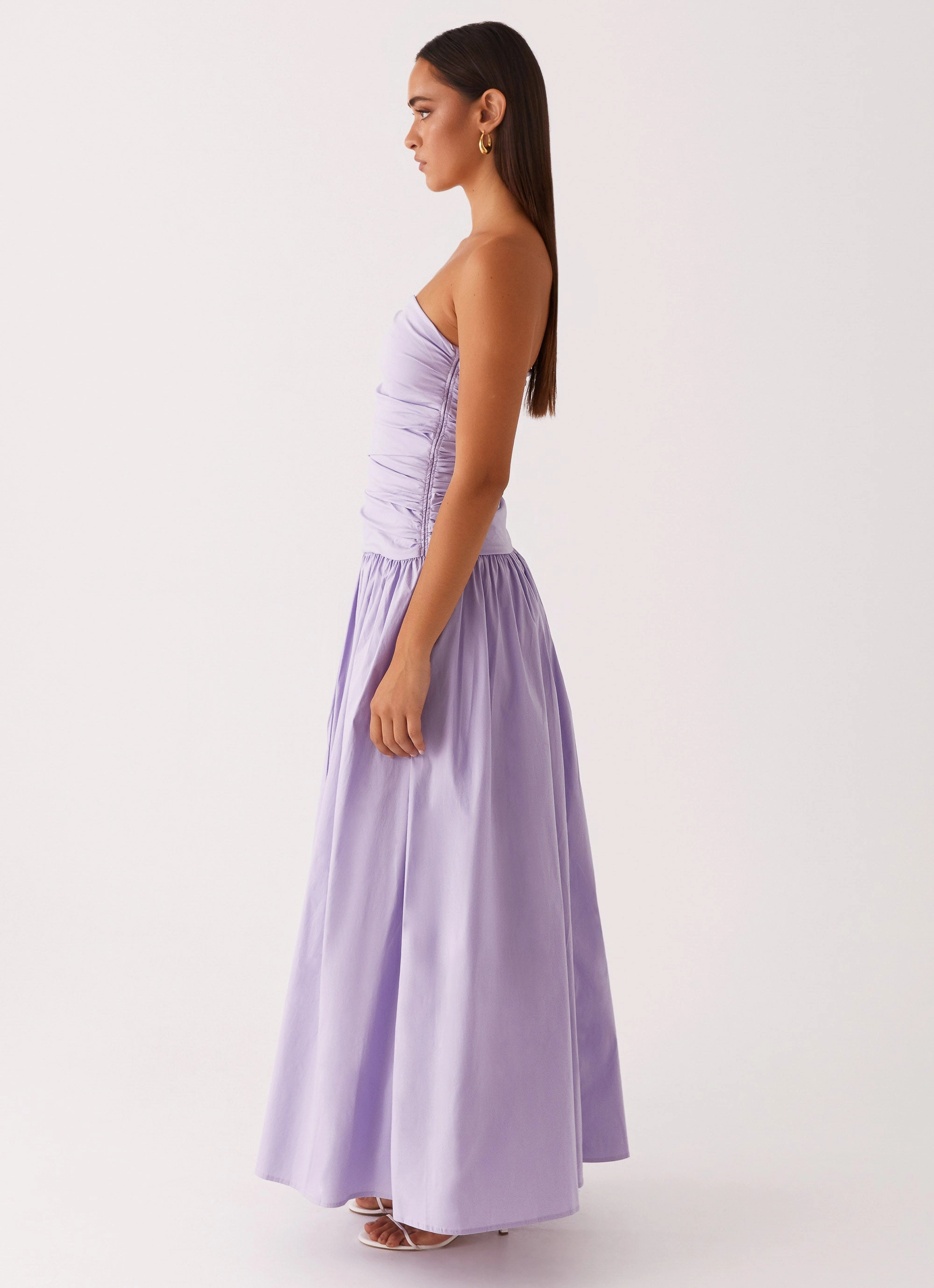 Chic Design Carmel Maxi Dress - Lavender