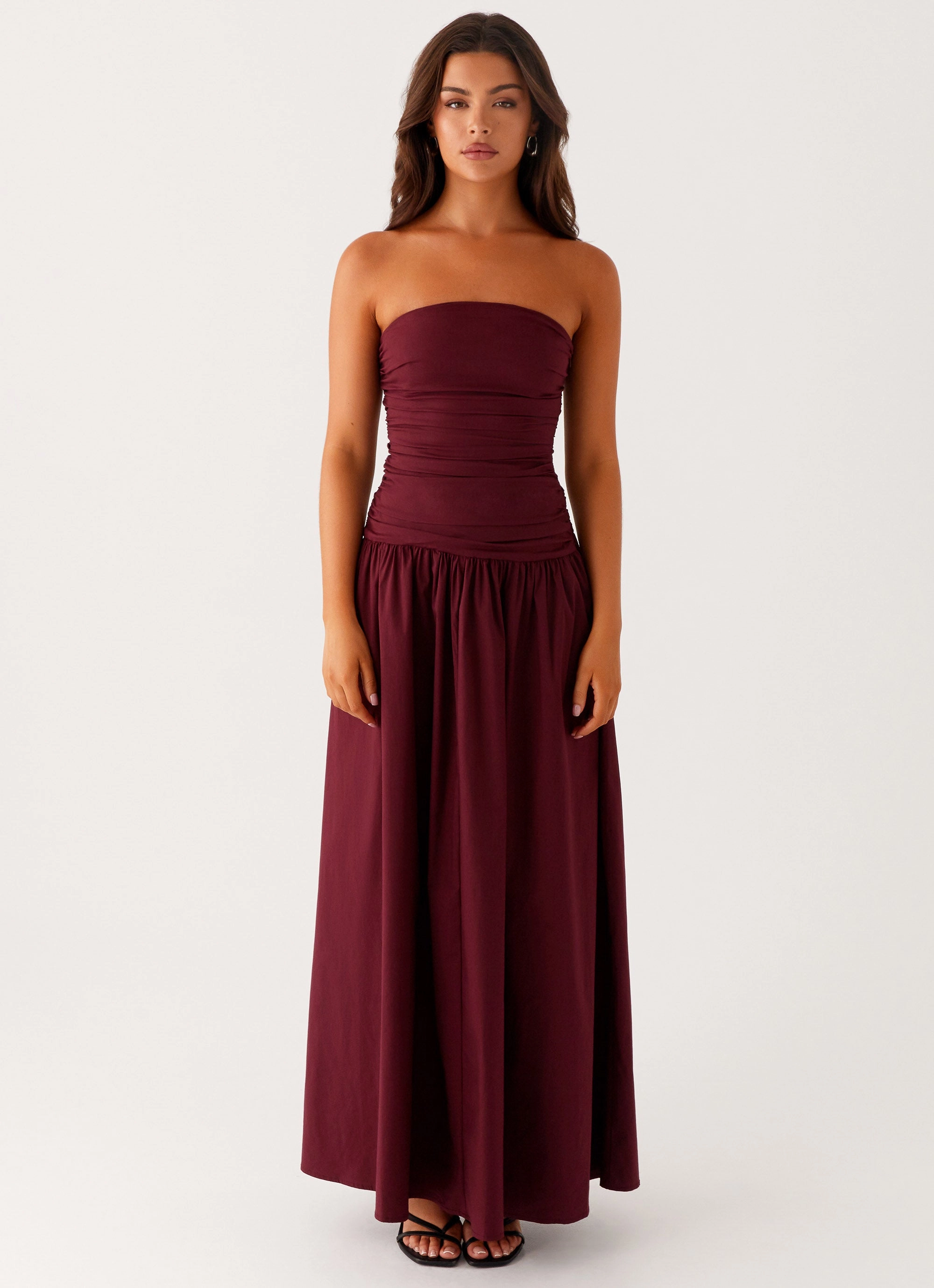 Casual event outfit Carmel Maxi Dress - Mulberry
